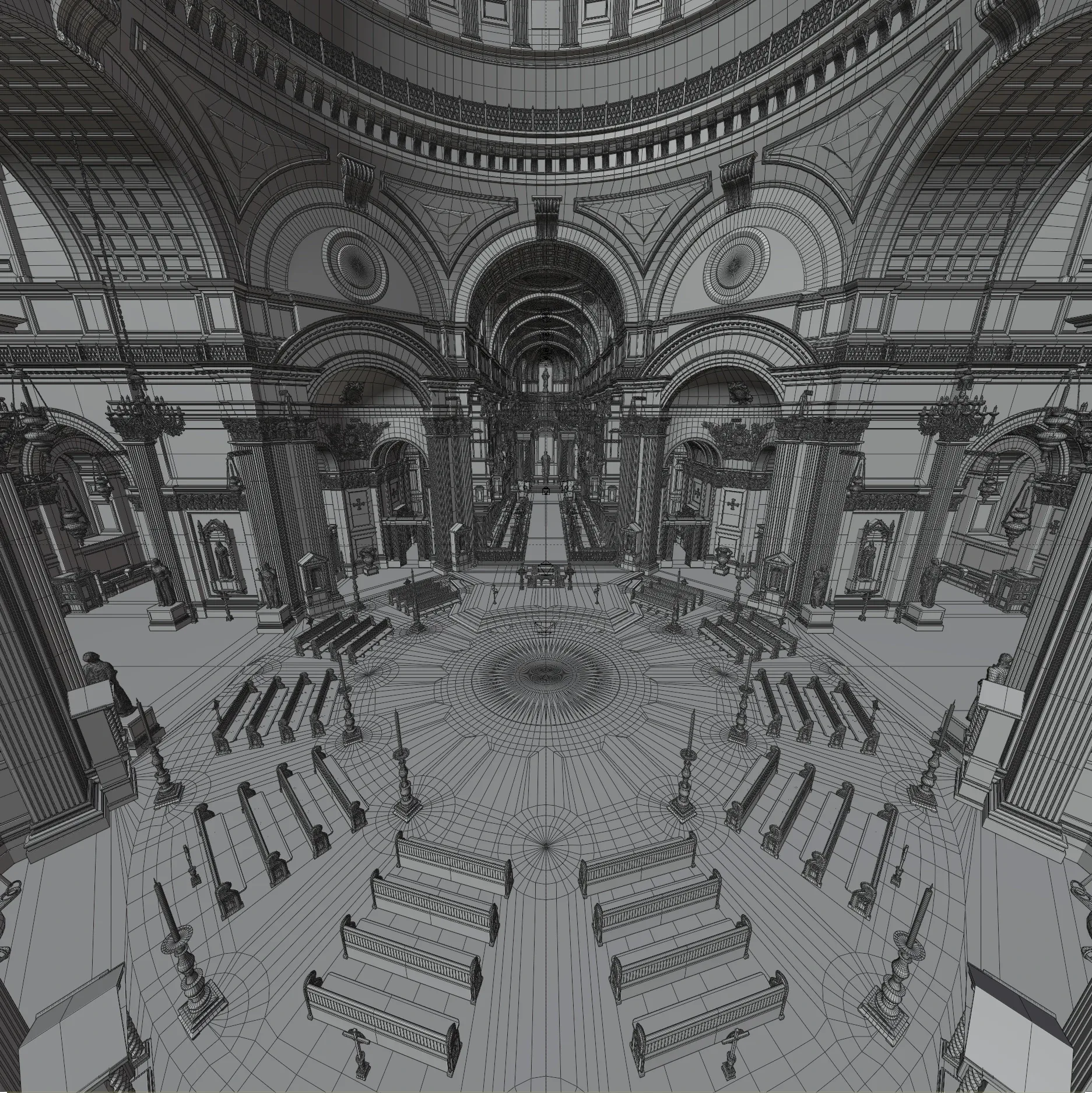 Saint Paul Cathedral Full Scene Unreal Engine 5 Project