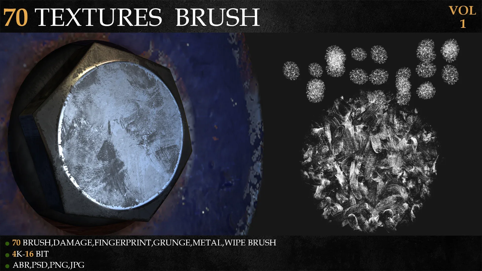 70 TEXTURES BRUSH-VOL 1