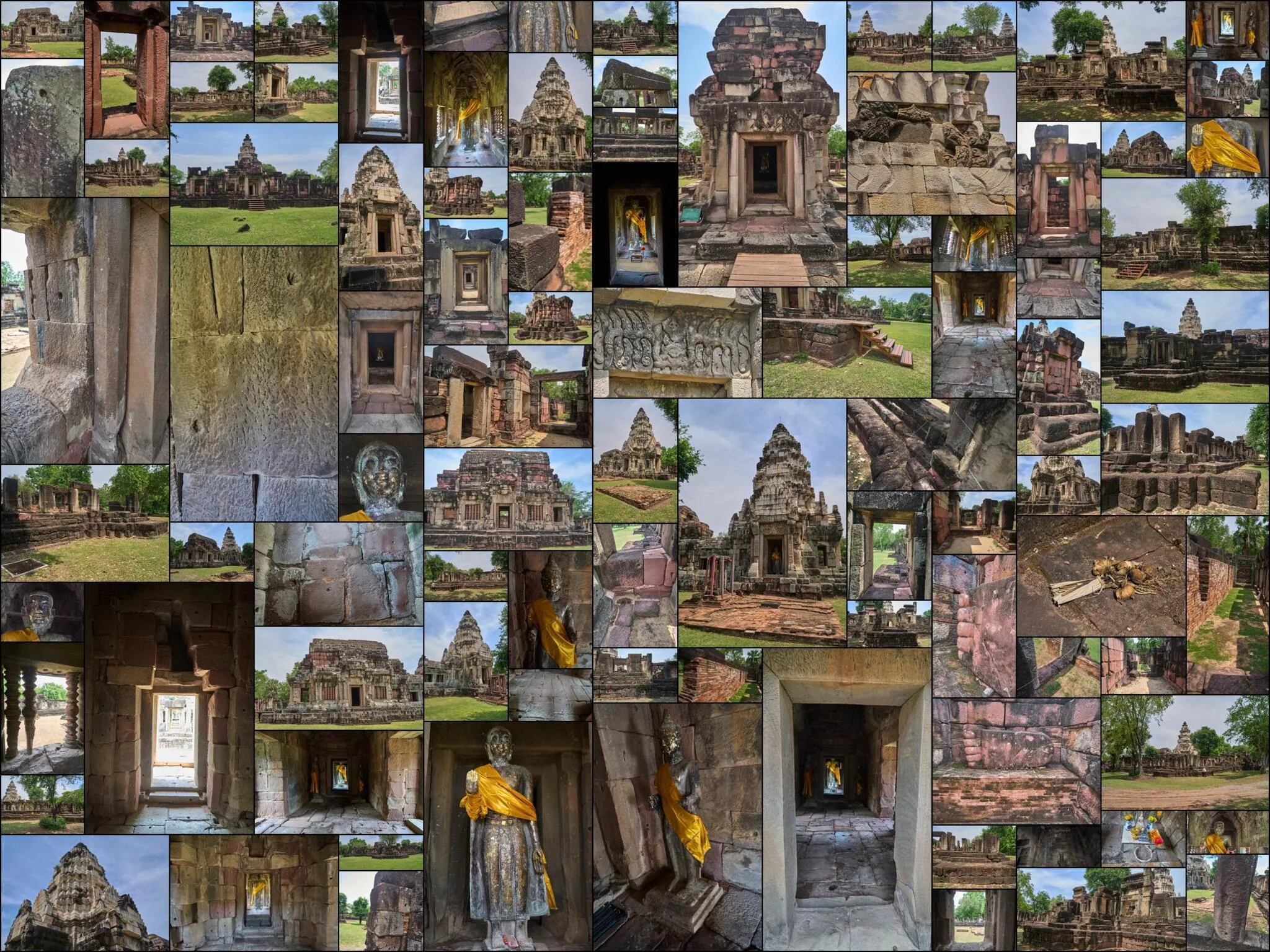 186 photos of Buddha Foot Small Khmer Temple