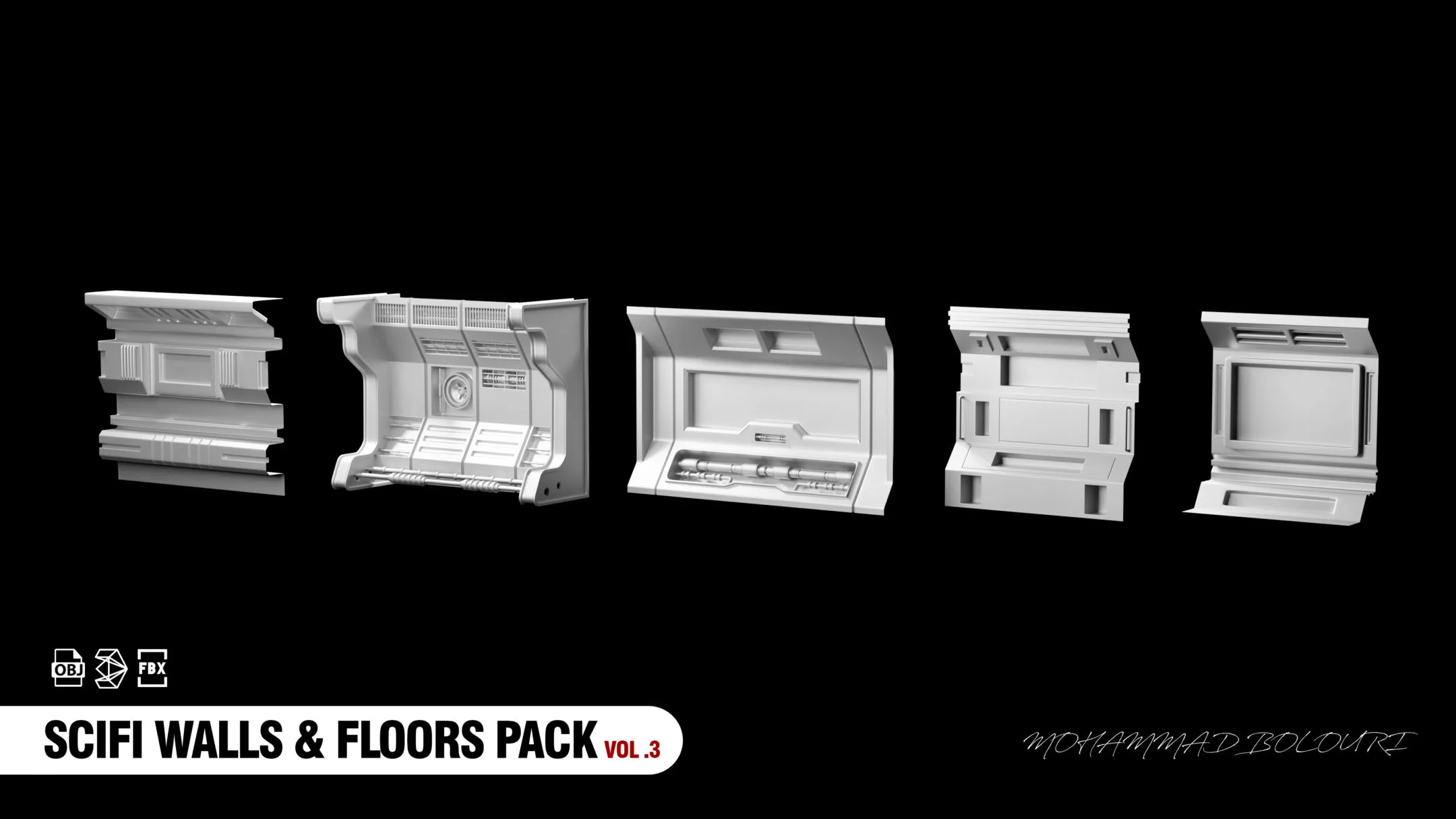 " SCI FI Walls & Floors Pack " Vol.3