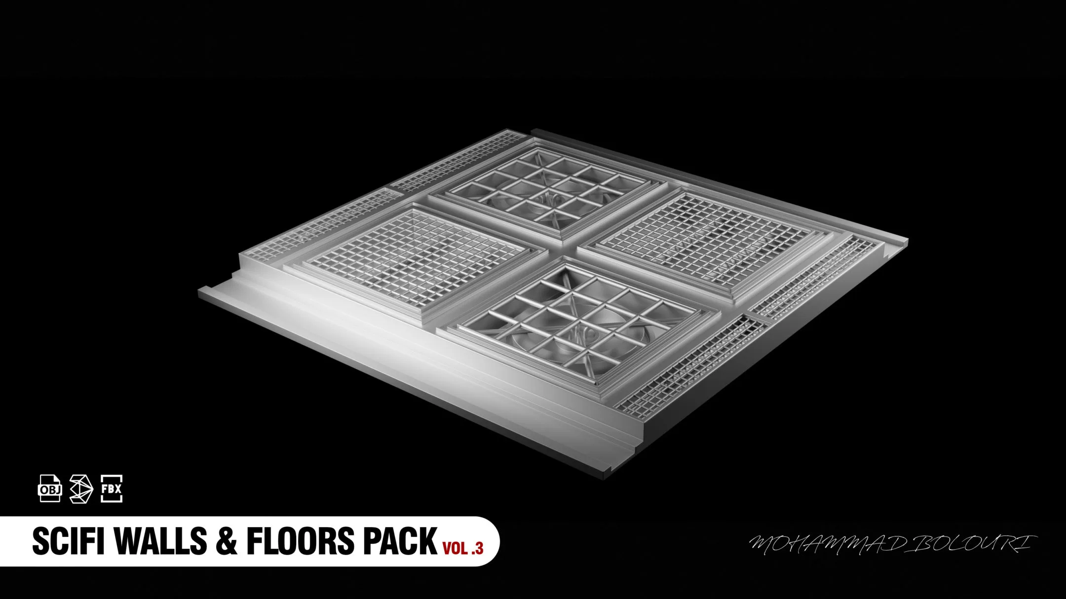 " SCI FI Walls & Floors Pack " Vol.3