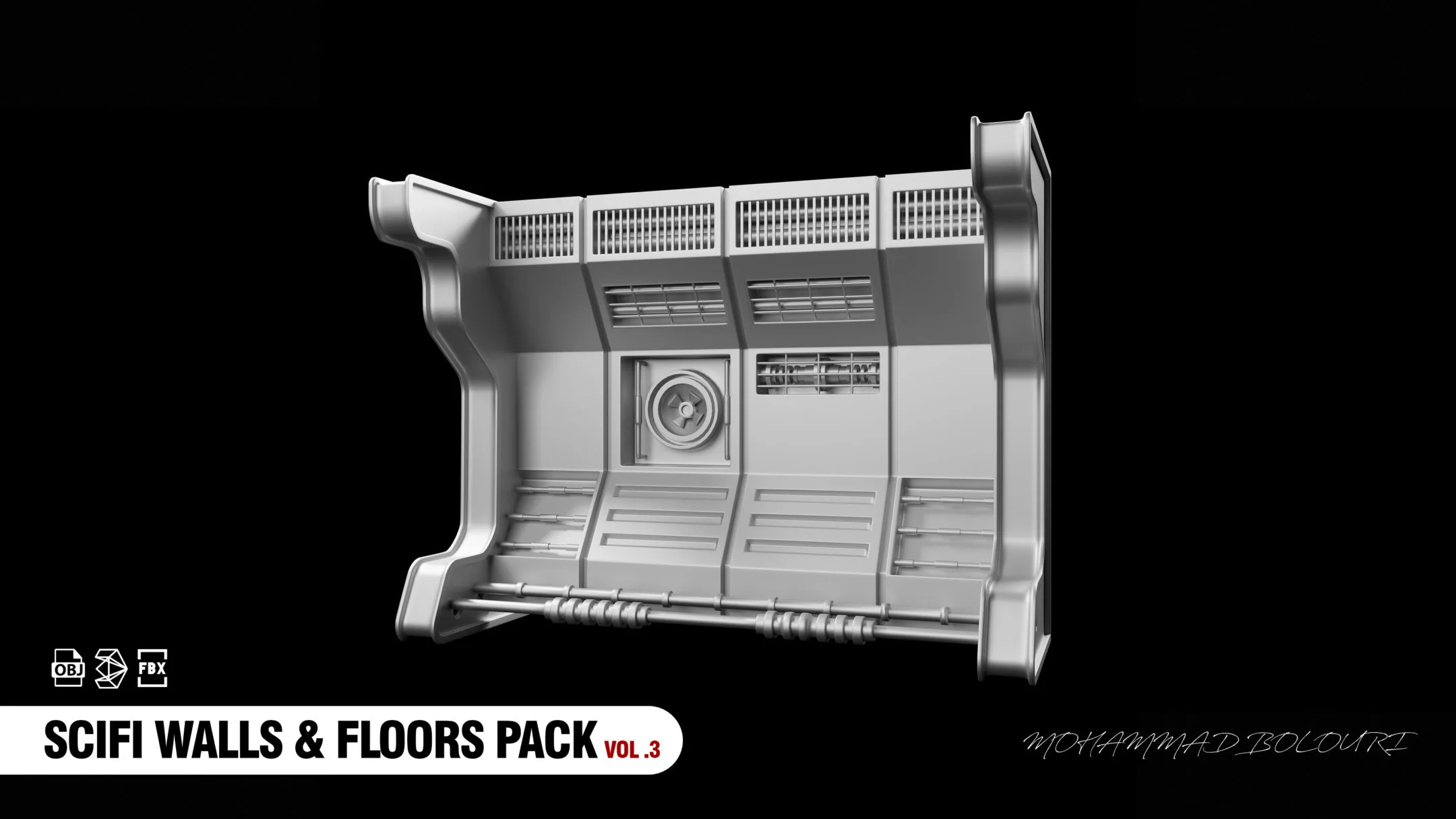 " SCI FI Walls & Floors Pack " Vol.3