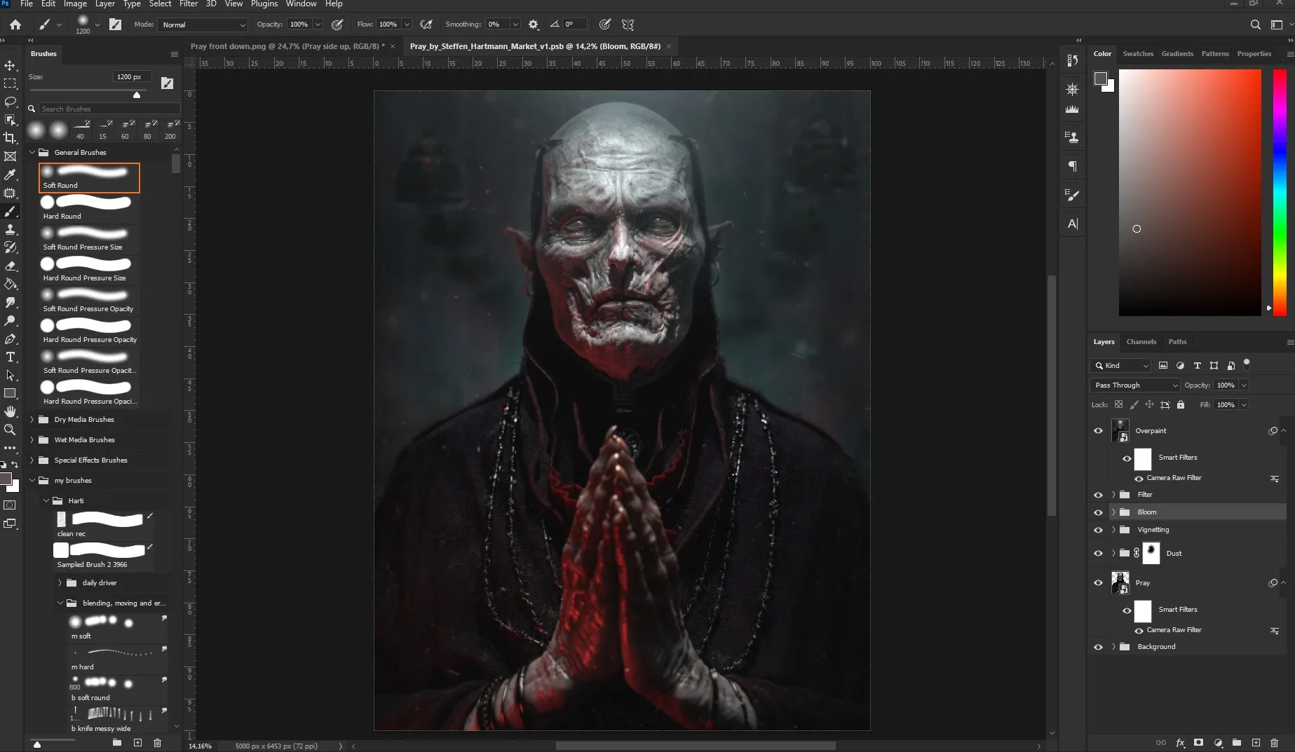 Pray Character Illustration Source Files