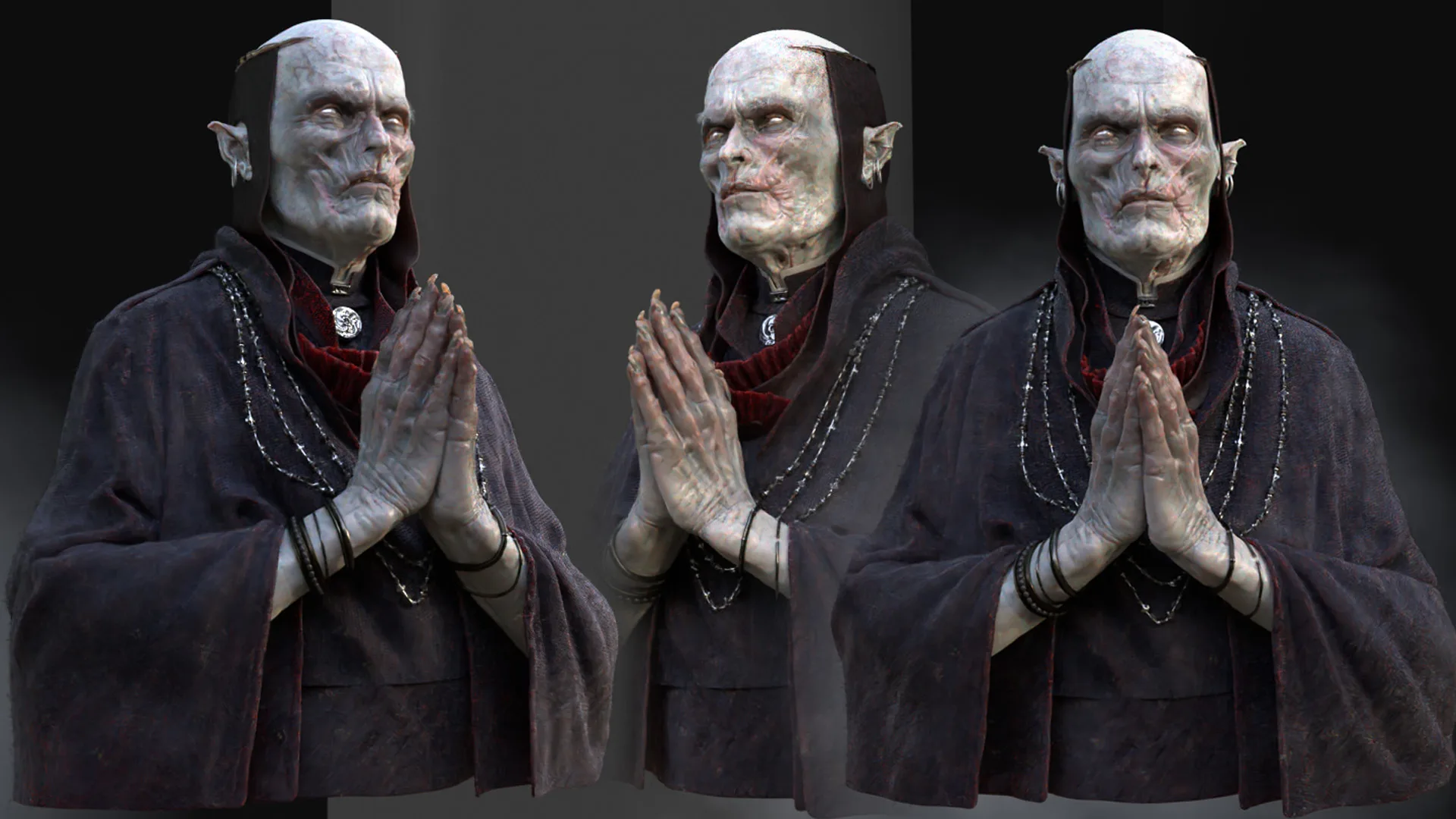 Pray Character Illustration Source Files