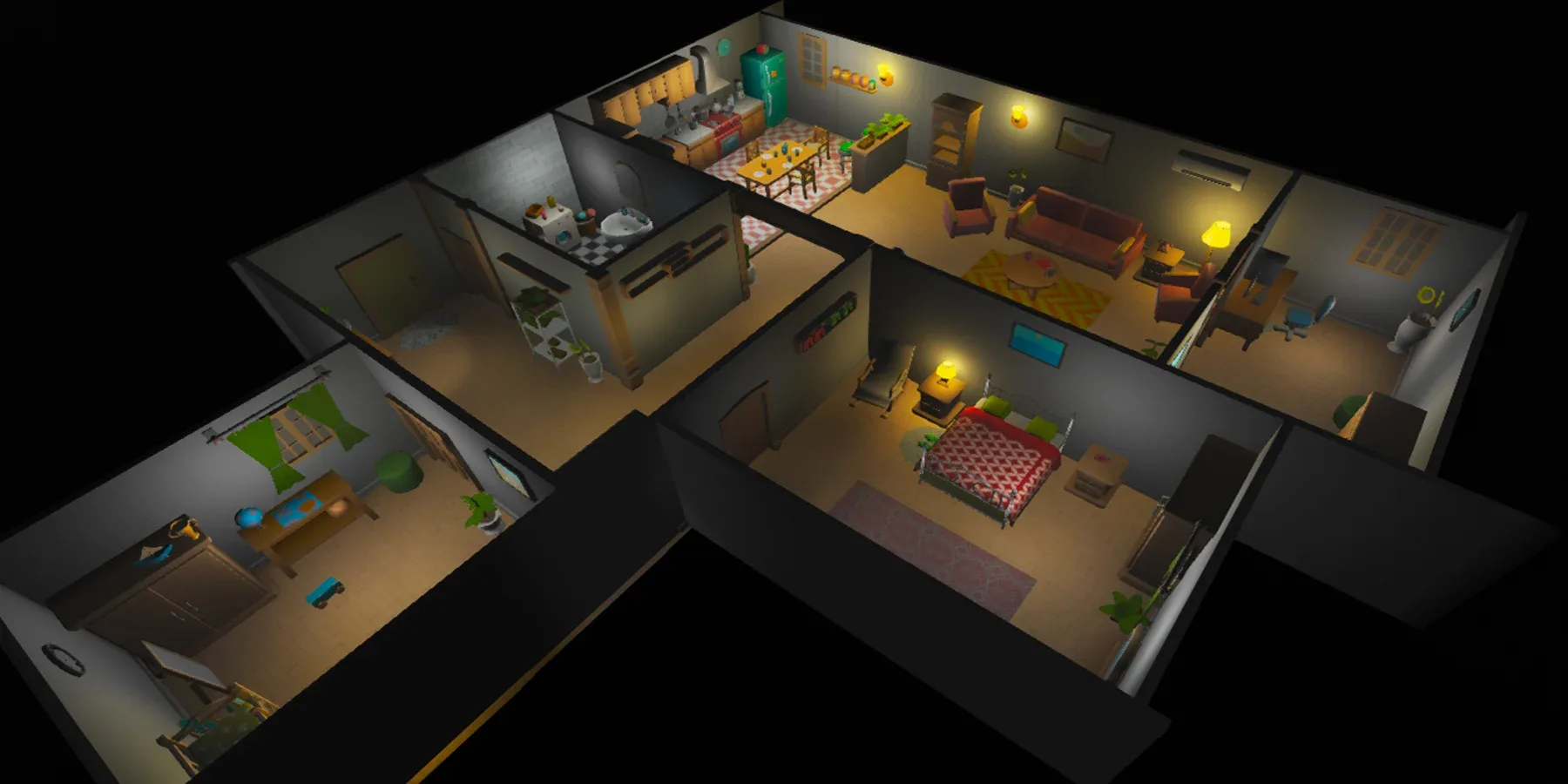 Stylized House interior