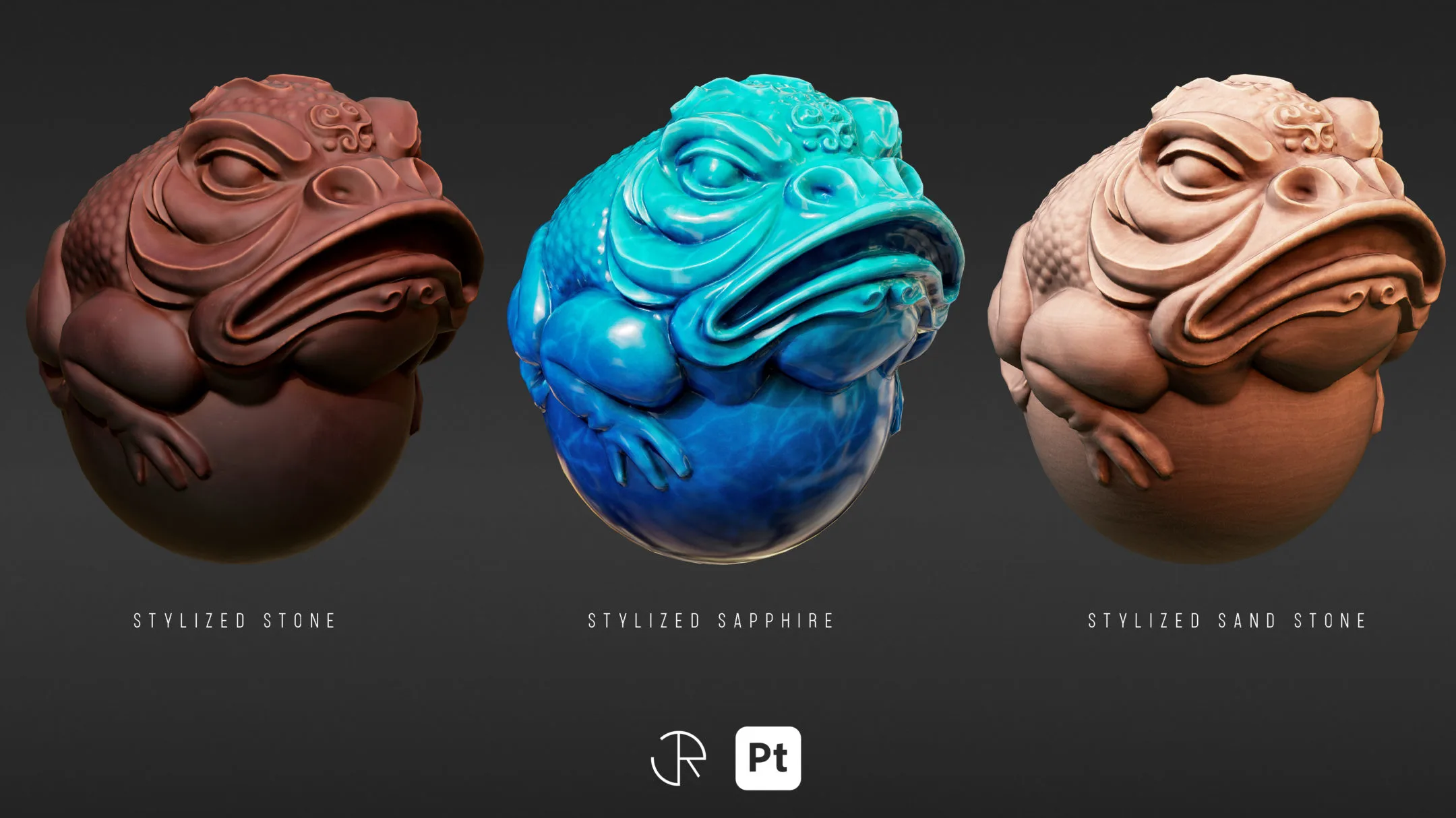 Stylized Smart Materials Stone & Gem