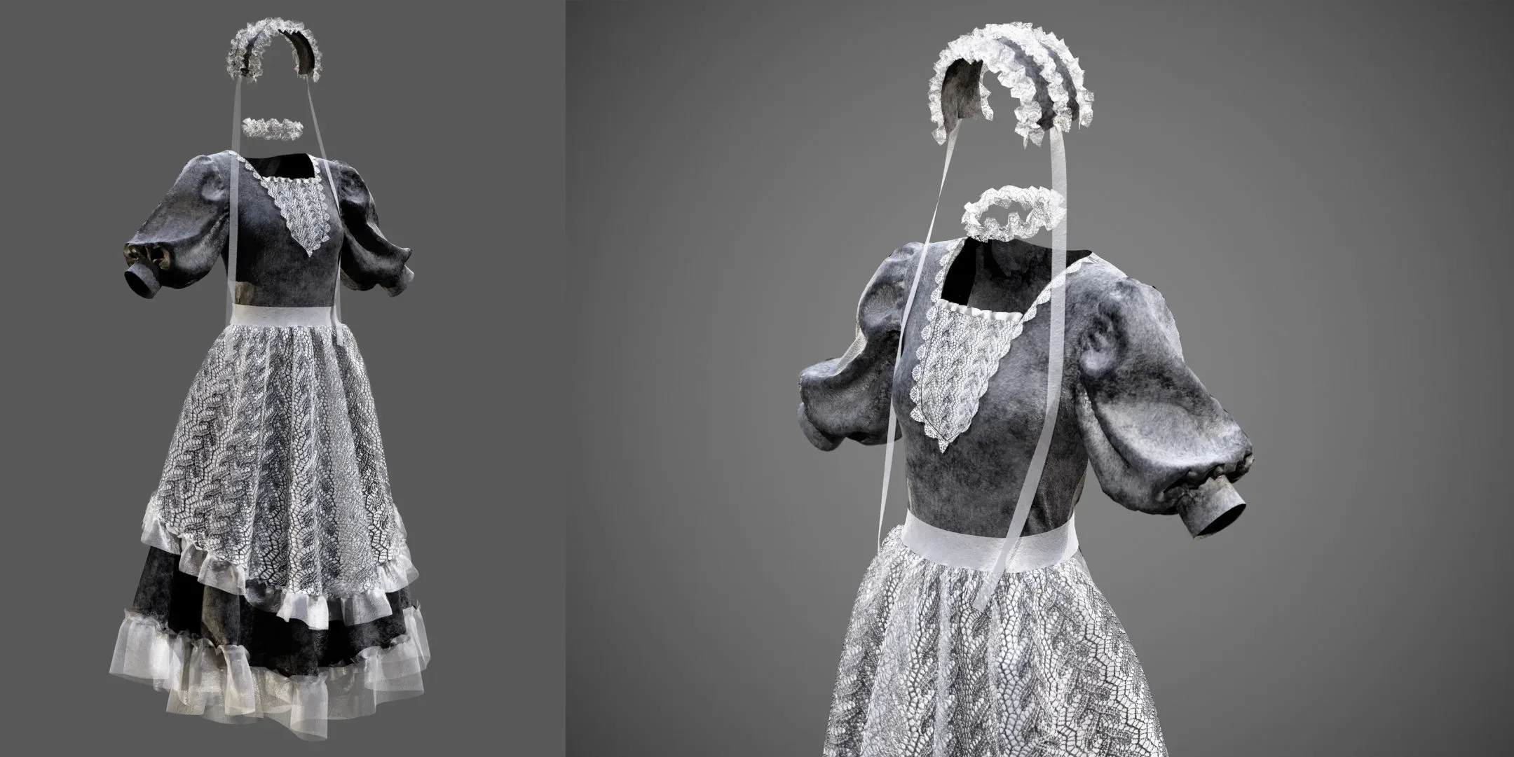 vintage classic Dress-vol.04 (Game Ready)