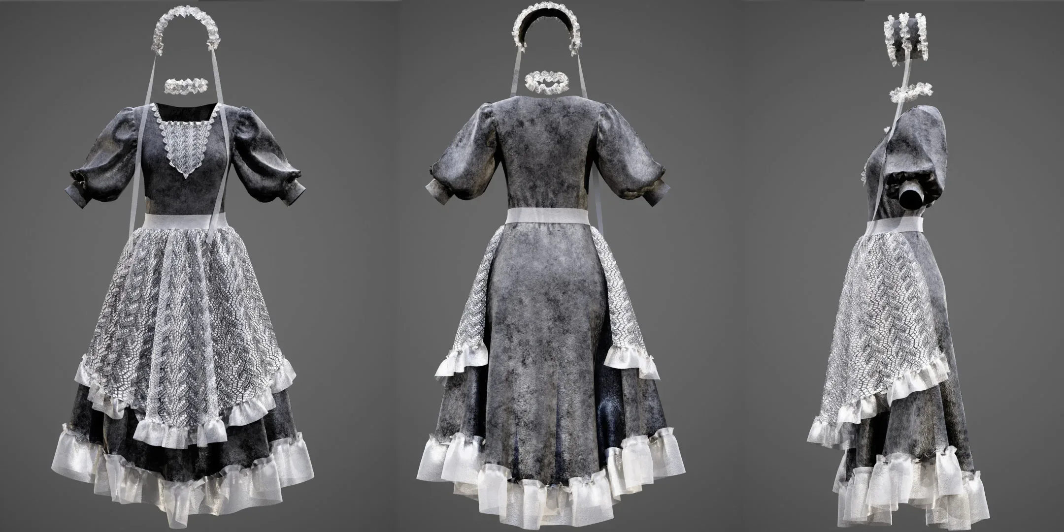 vintage classic Dress-vol.04 (Game Ready)