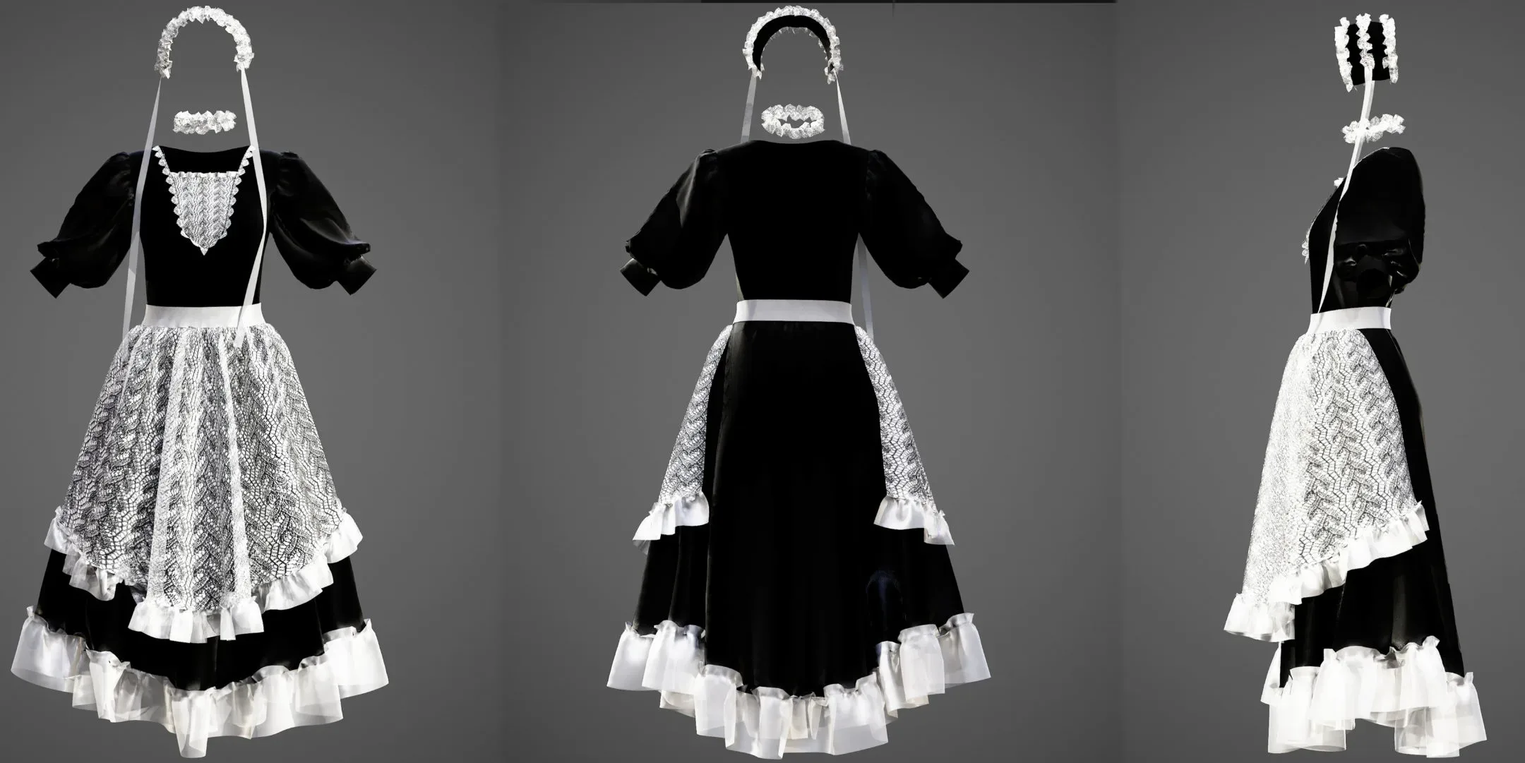 vintage classic Dress-vol.04 (Game Ready)