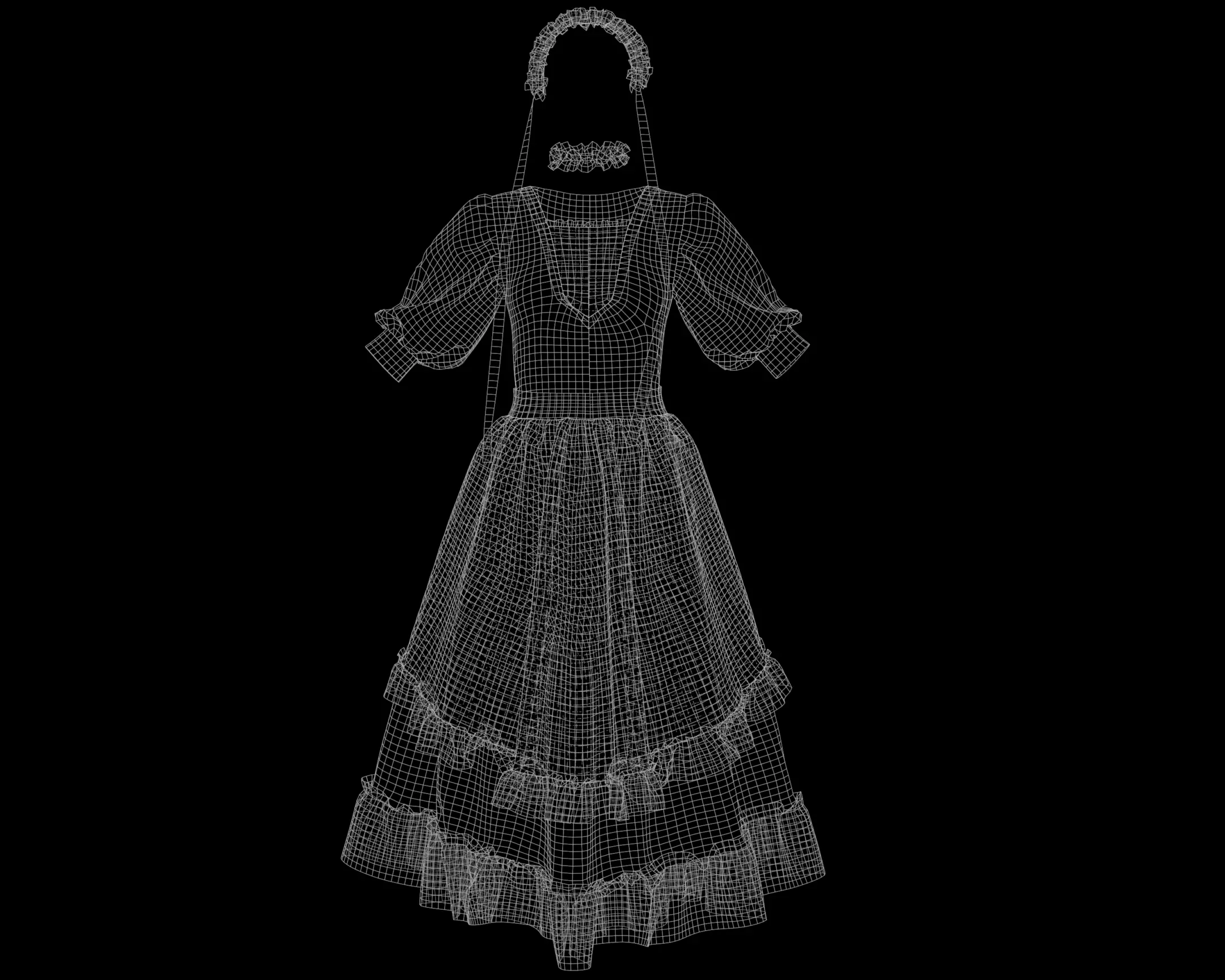 vintage classic Dress-vol.04 (Game Ready)