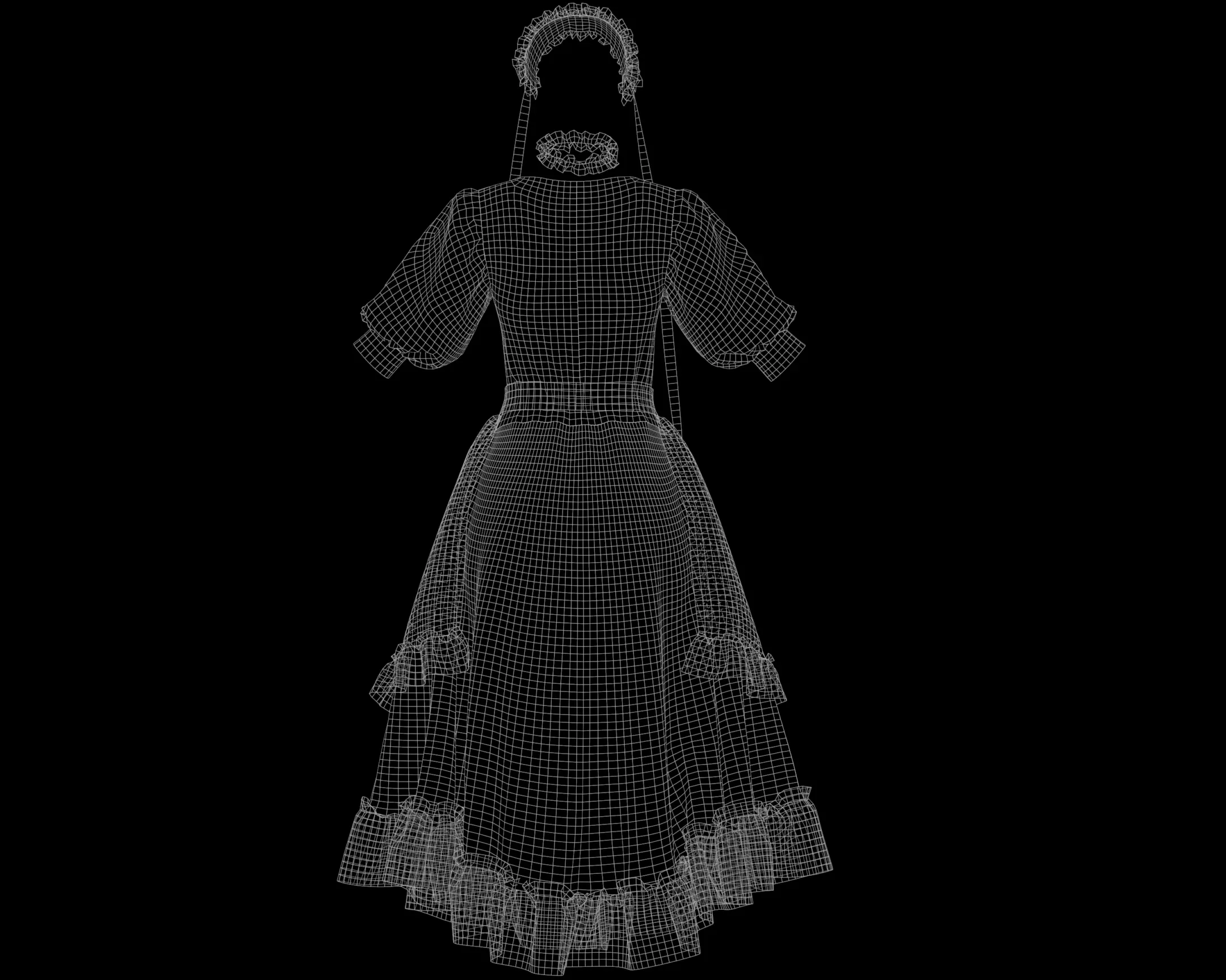 vintage classic Dress-vol.04 (Game Ready)