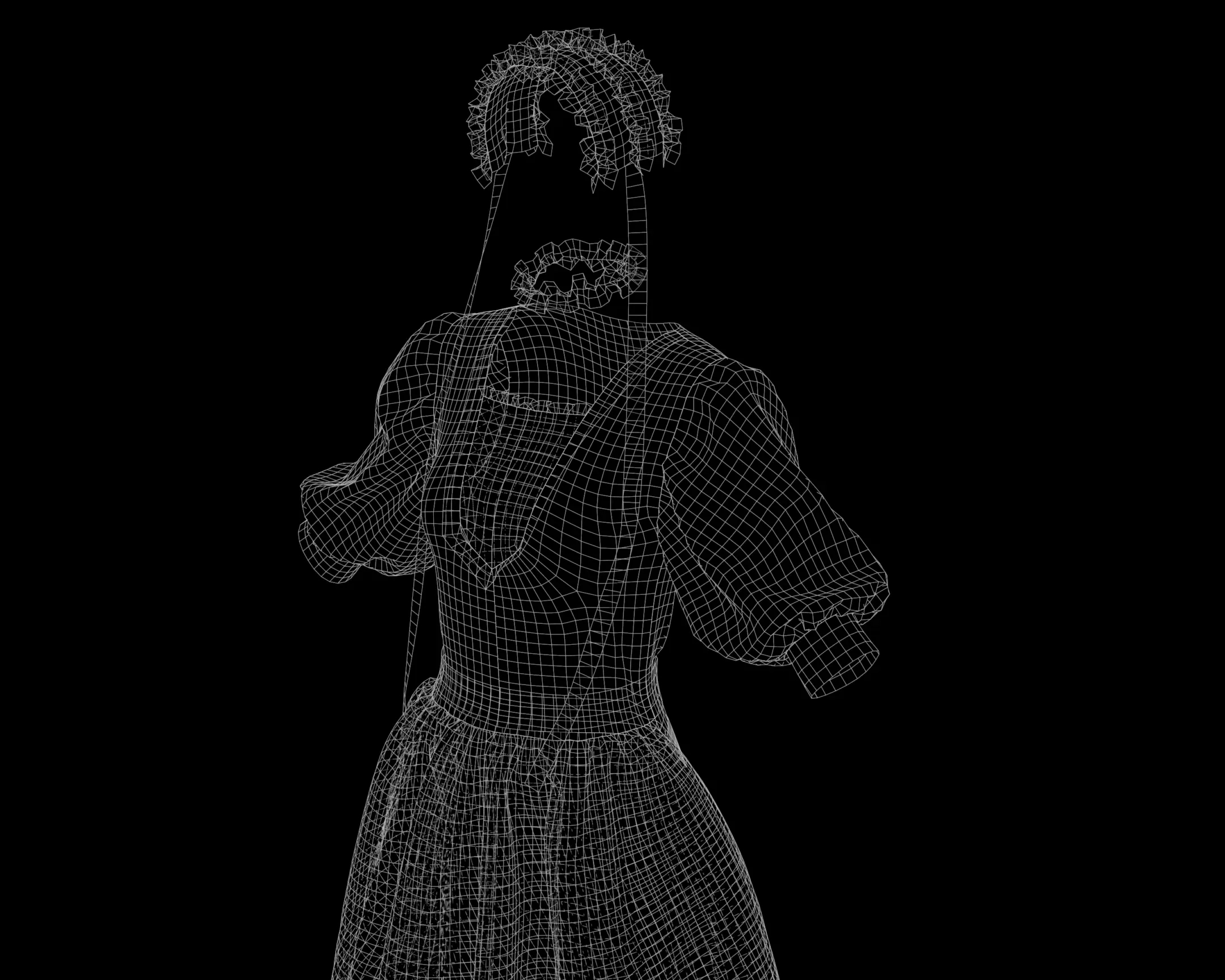 vintage classic Dress-vol.04 (Game Ready)