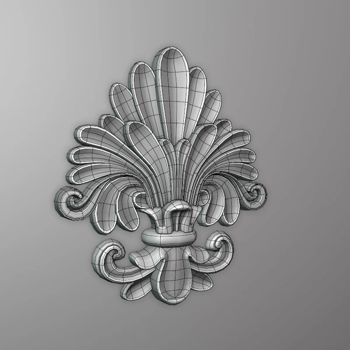 150 Professional ornament and 3Dmodel +alpha + Base Mesh _ high detailed