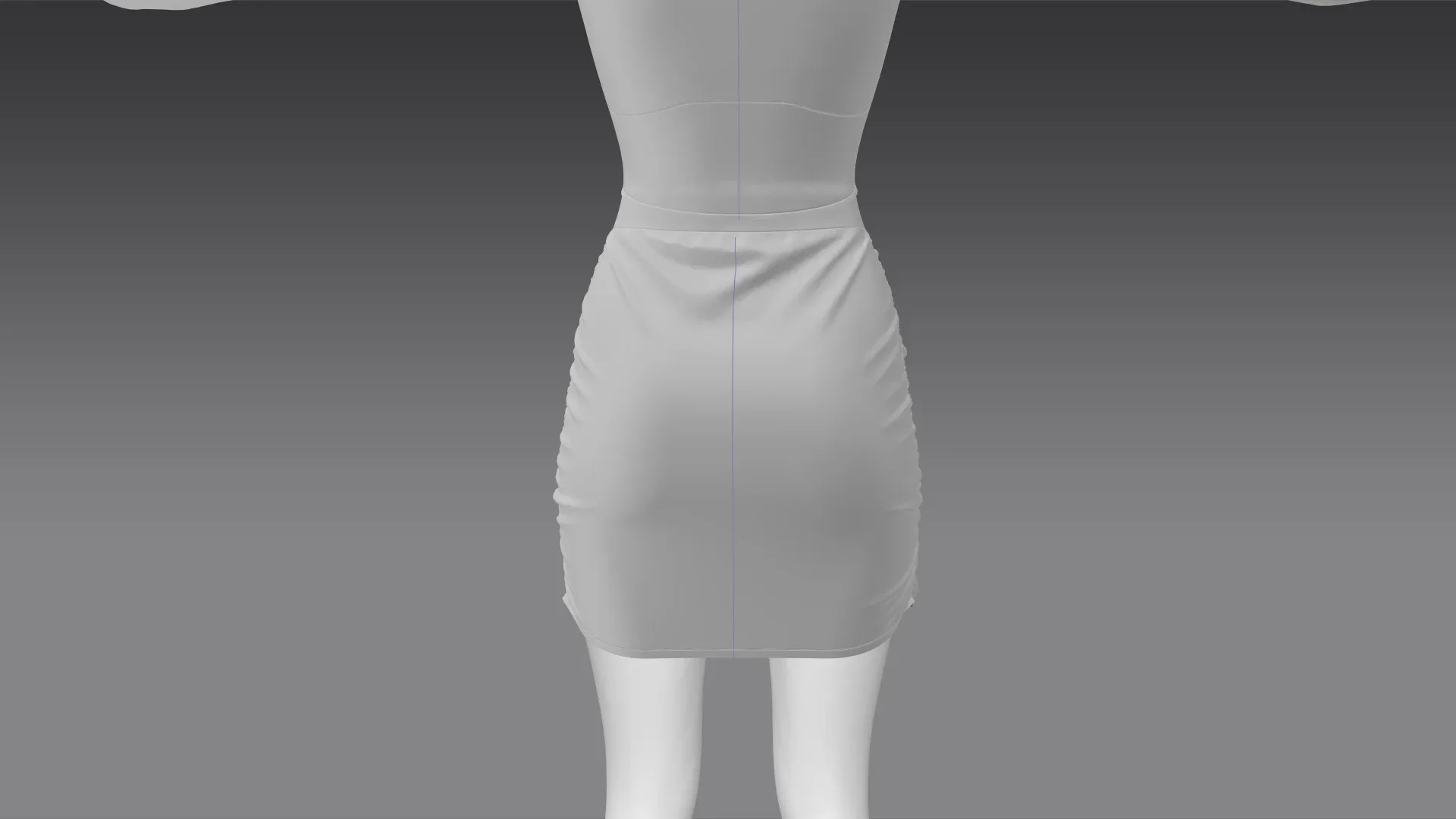 Skirt No.3 (Marvelous Designer & Clo3d & FBX & OBJ & Texture)