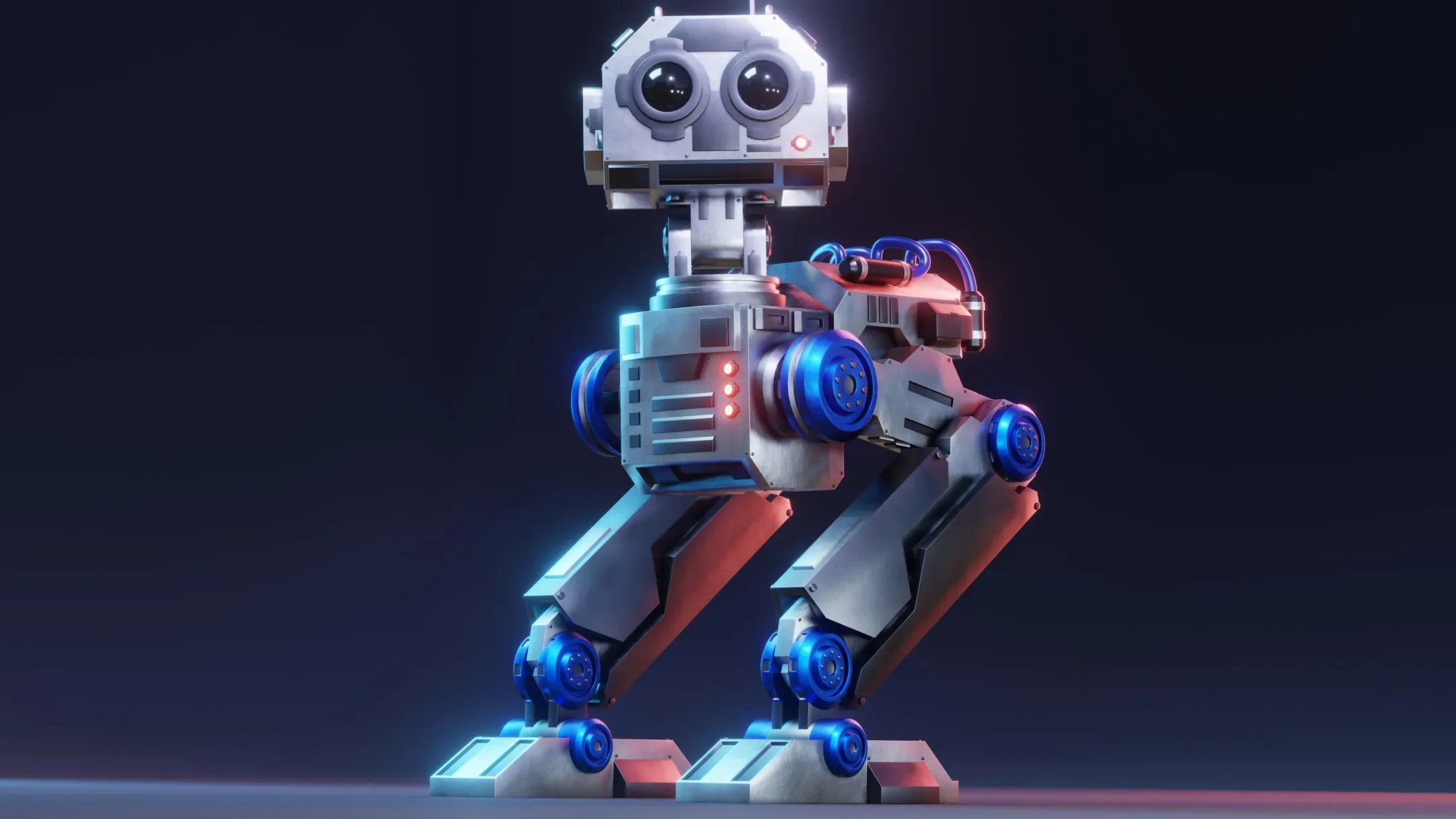 Sci-Fi Mech Robot - Rigged (Blender Eevee)