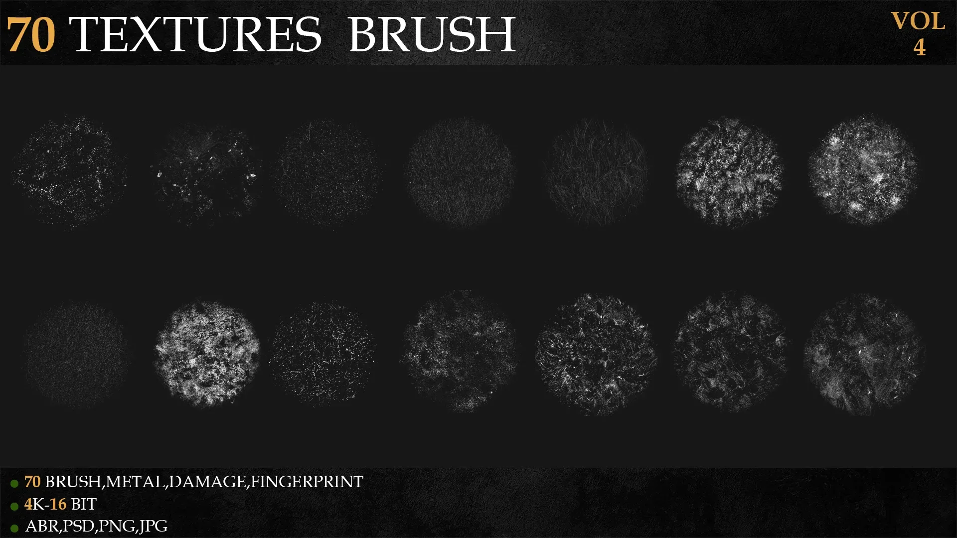 70 TEXTURES BRUSH-VOL 4