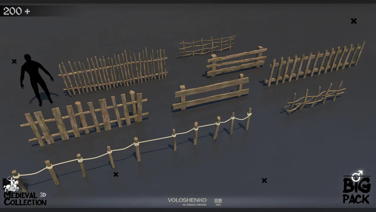 Medieval Collection 3D Model