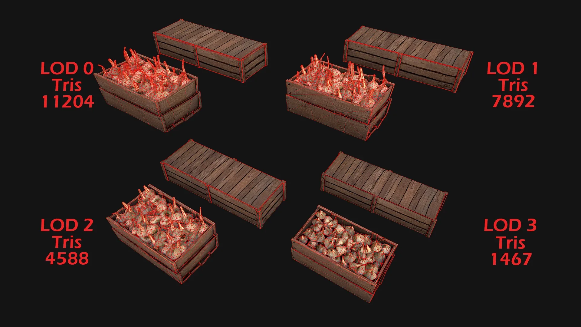 Garlic Box Crate Stand