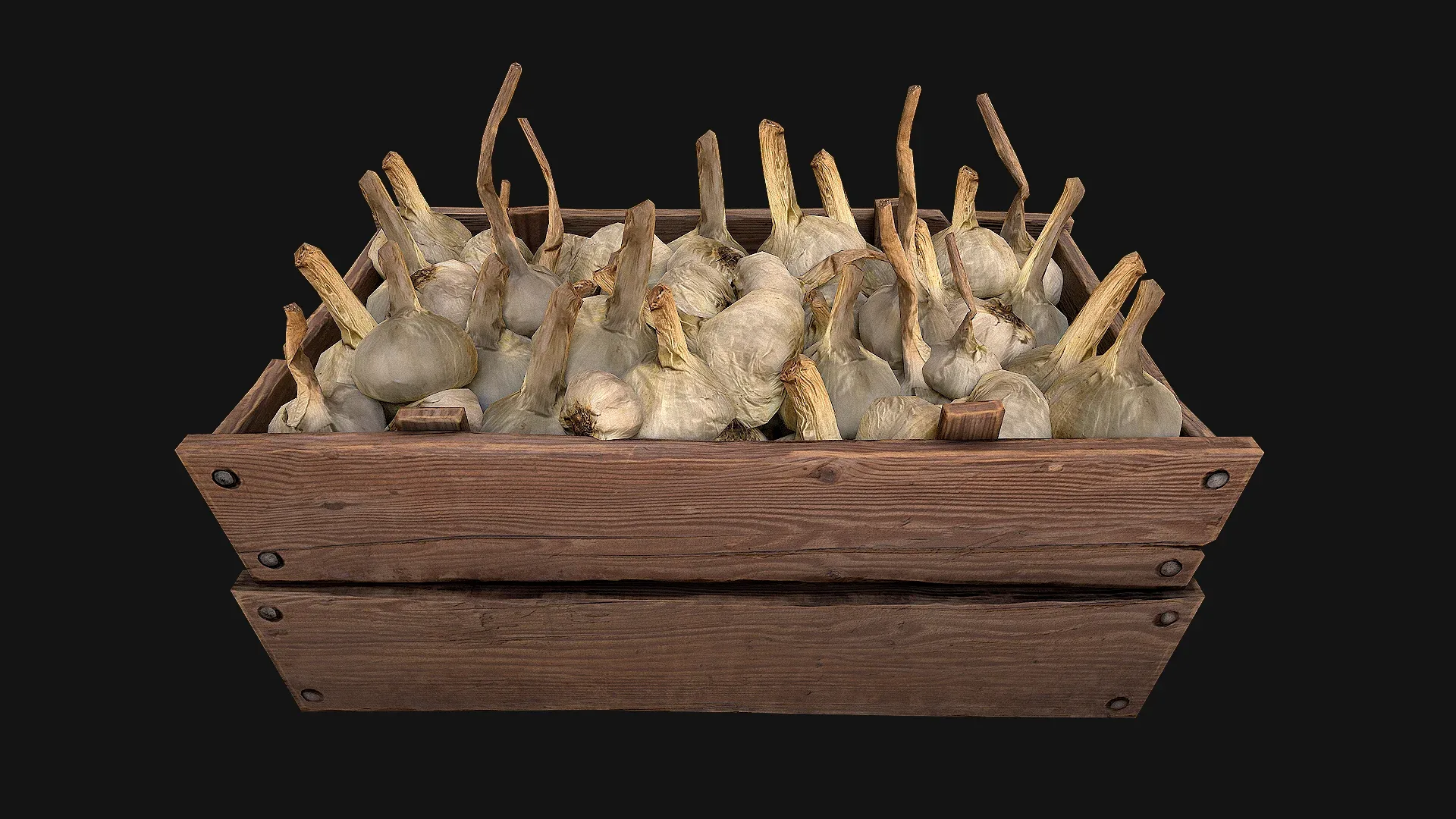 Garlic Box Crate Stand