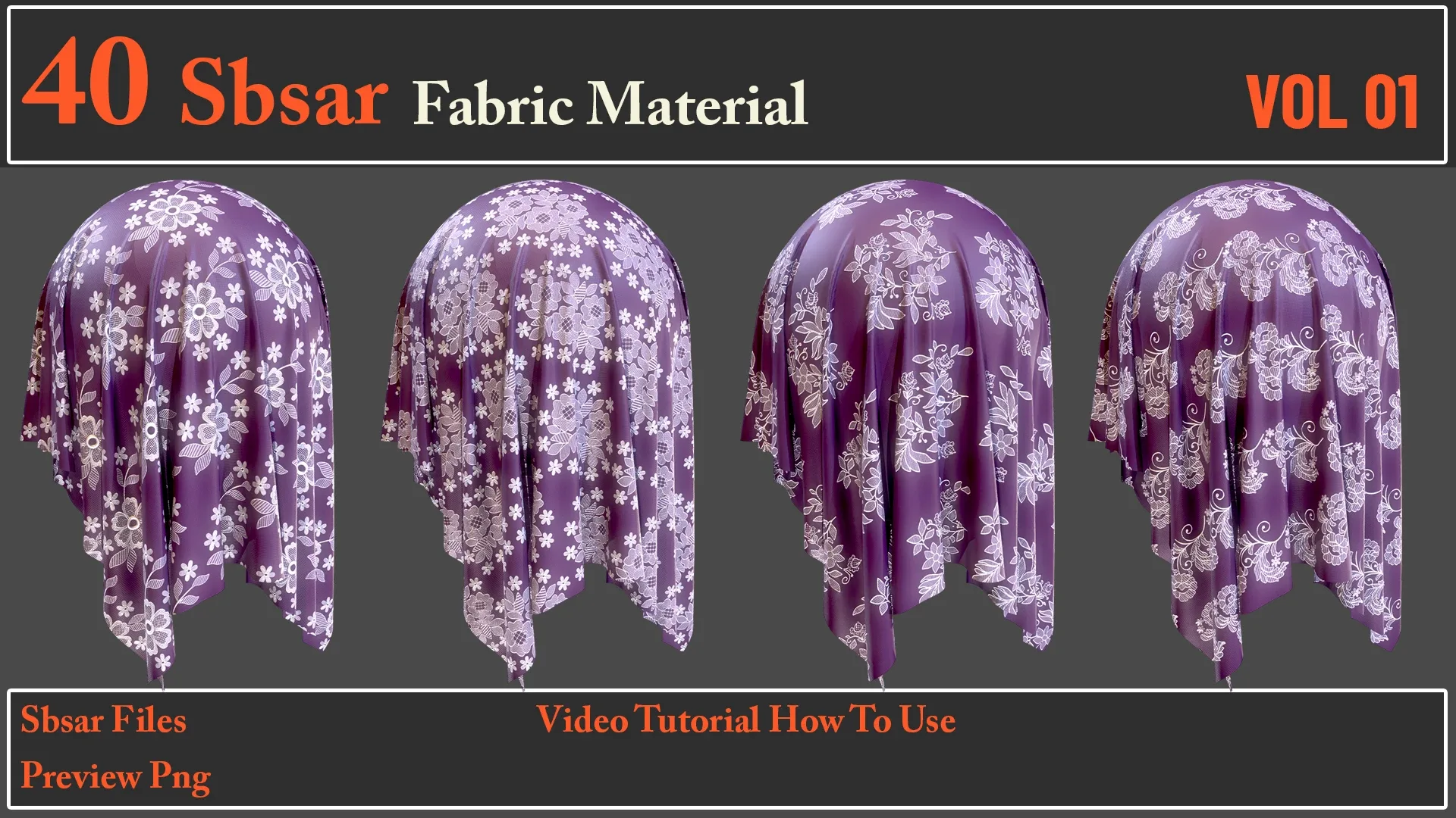 40 SBSAR Files Fabric materials
