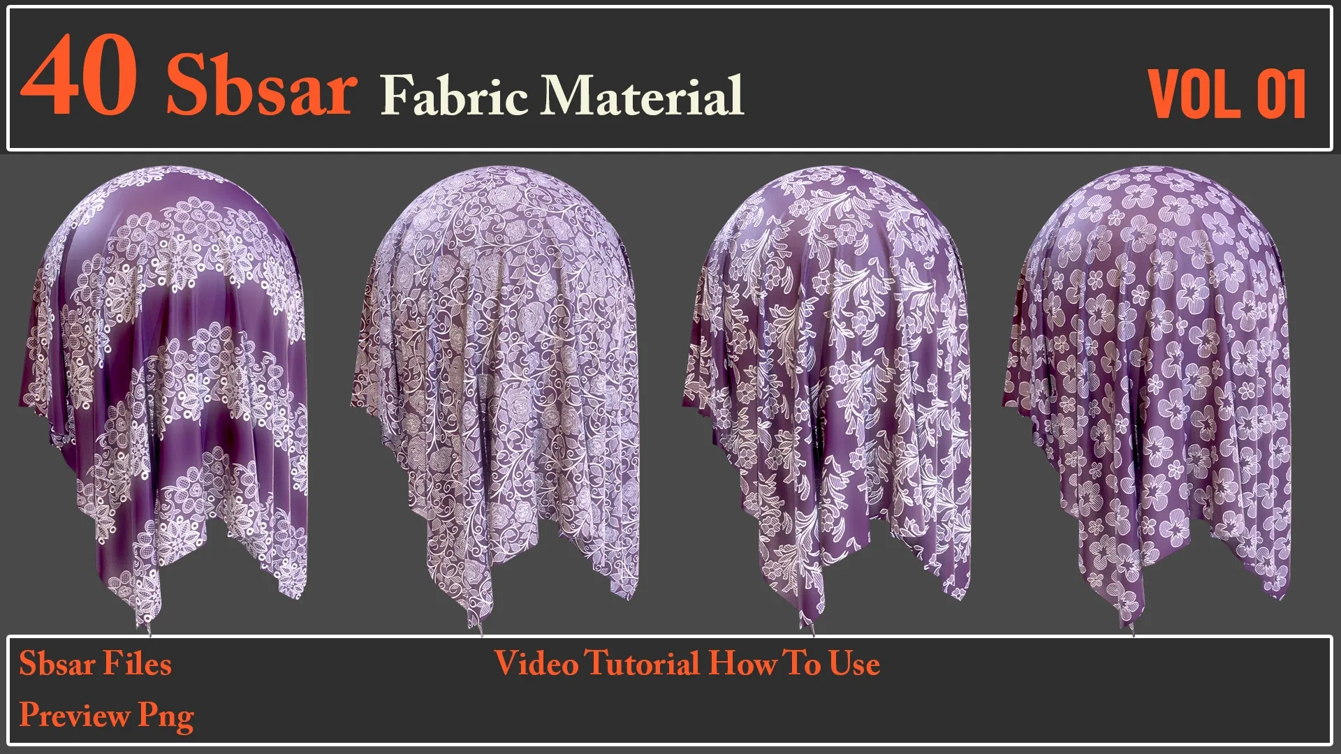 40 SBSAR Files Fabric materials