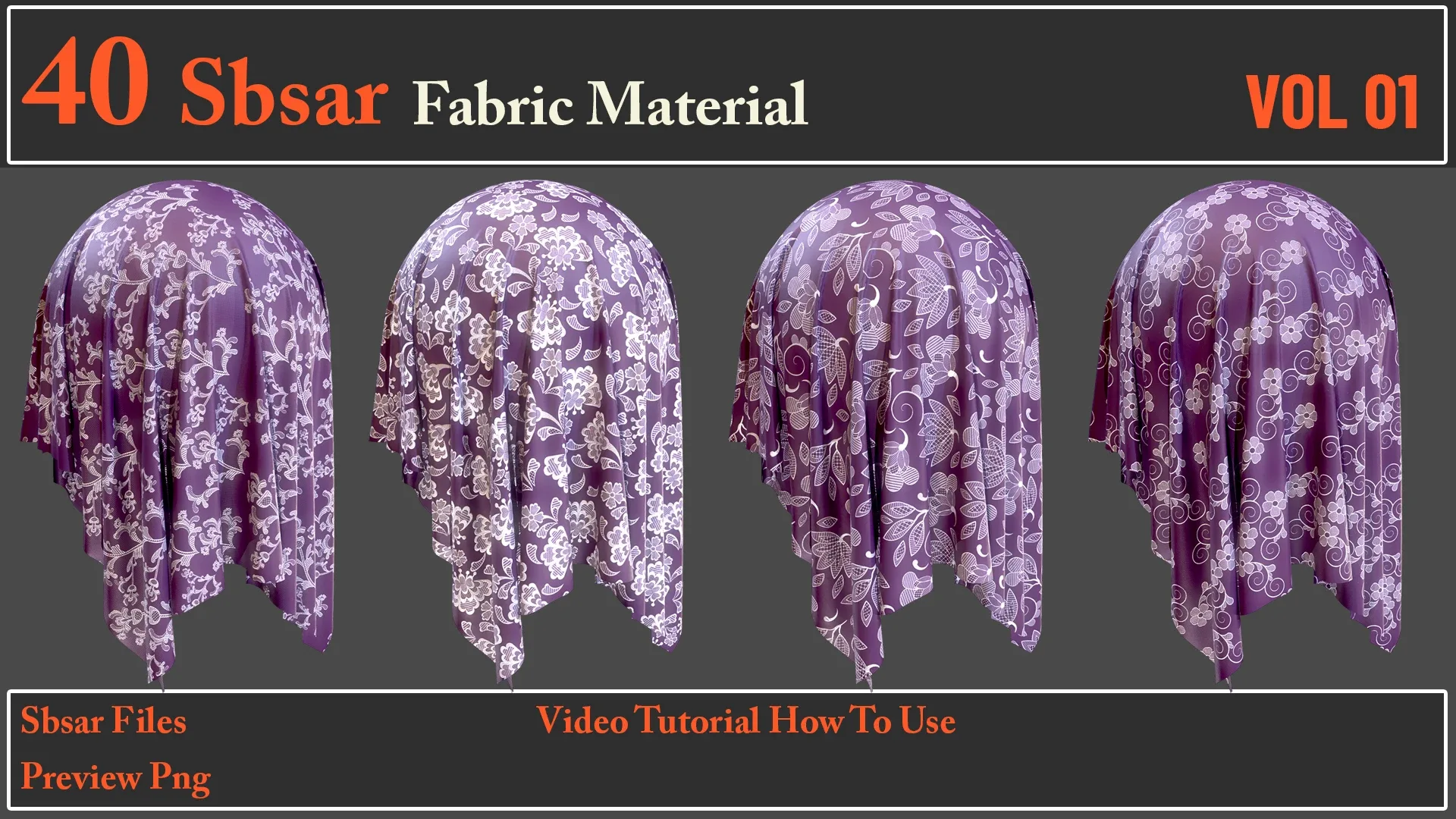 40 SBSAR Files Fabric materials