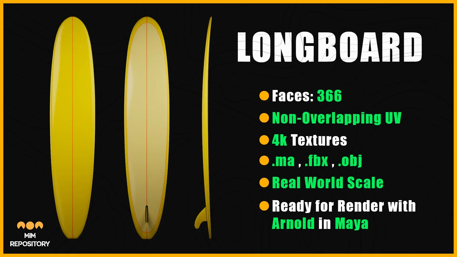 10 Surfboard 3D Models (UPDATE)