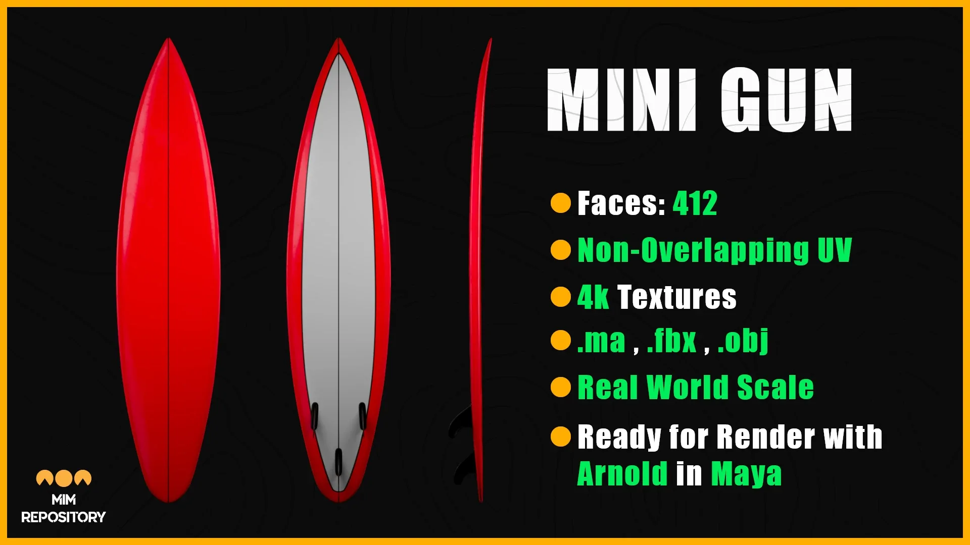 10 Surfboard 3D Models (UPDATE)