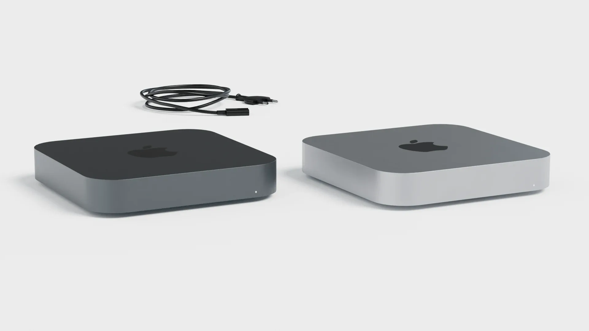 Mac mini 2022 with keyboard mouse trackpad and airPods Max