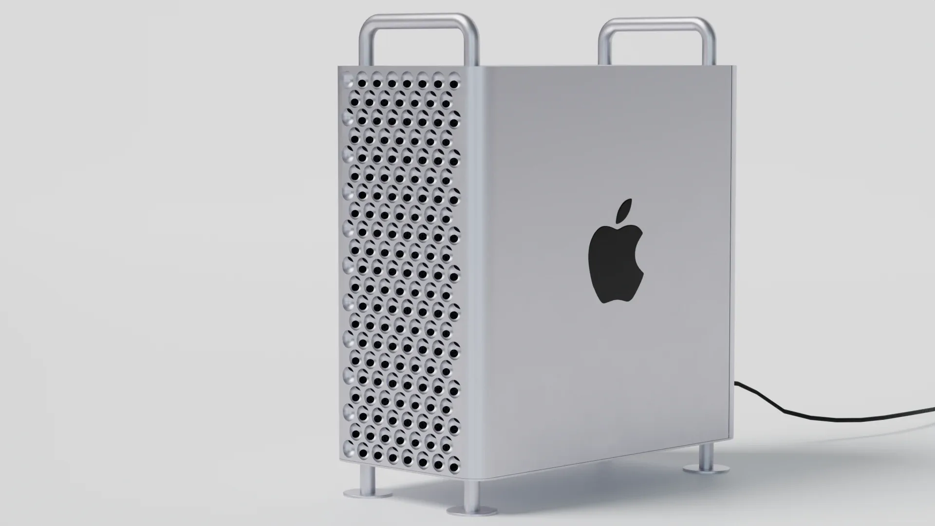 Mac Pro 2022 with keyboard mouse trackpad and airPods Max