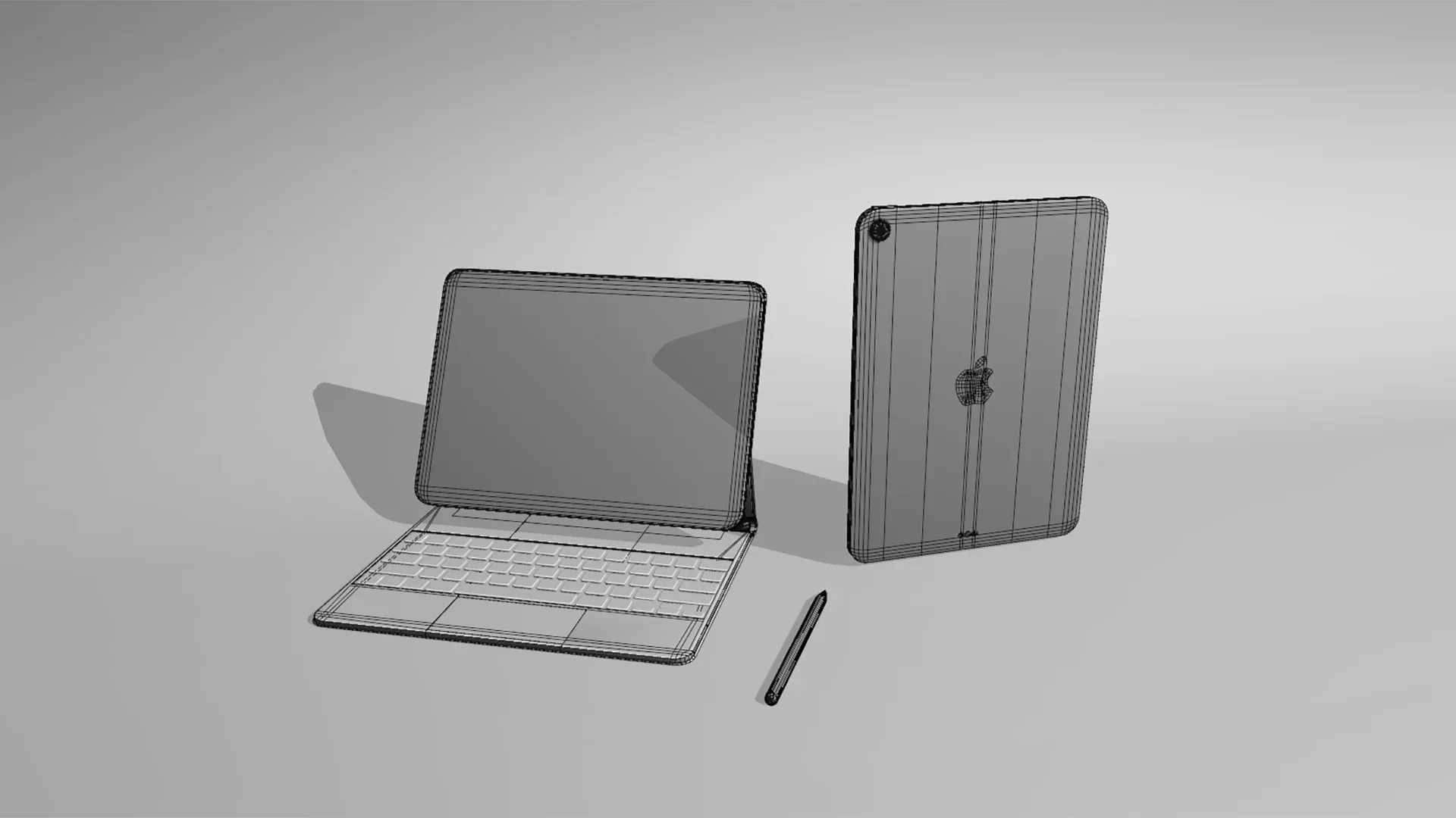 Apple iPad 2021 with cover - keyboard and pencil all colors