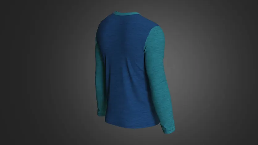 Men's Long Sleeve Shirt | clo3d | marvelous designer