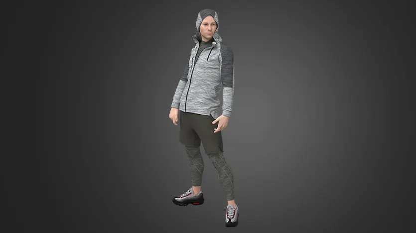 Men's Sport Outfit | Clo3d | Marvelous designer