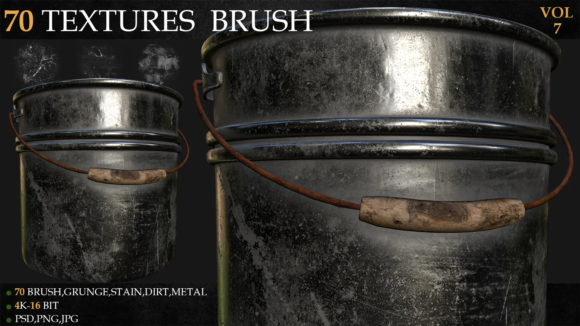 70 TEXTURES BRUSH-VOL 7