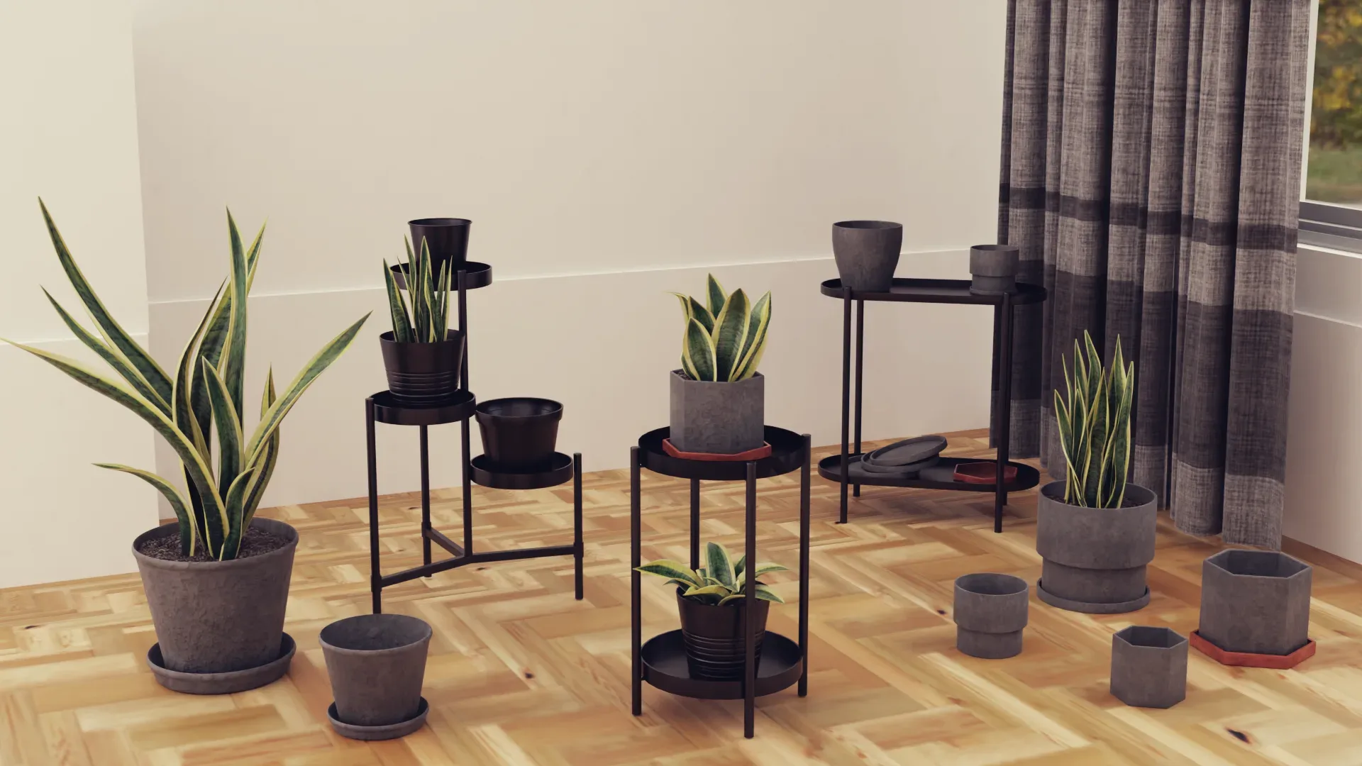 Plants pots collection vol 01