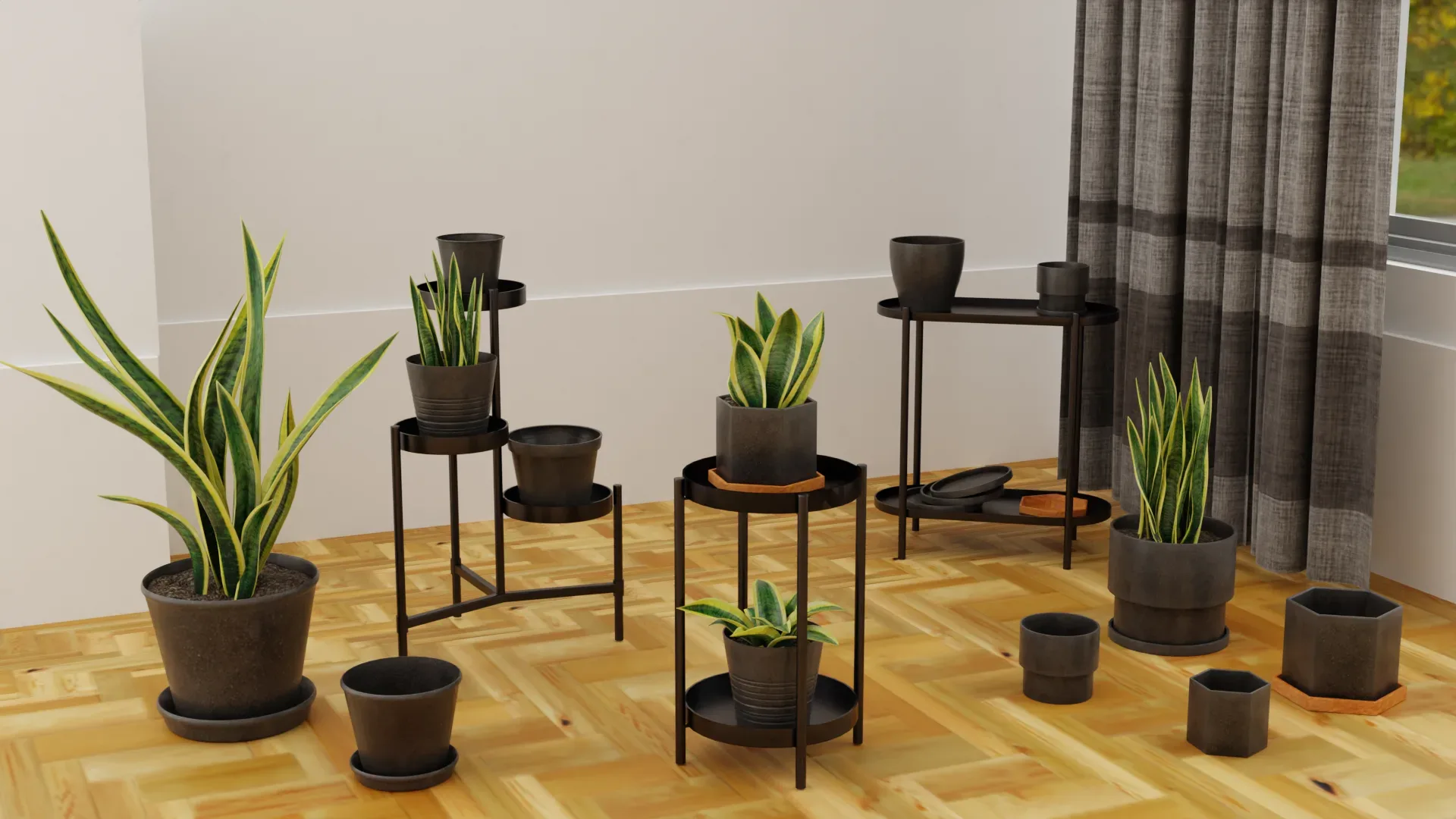 Plants pots collection vol 01