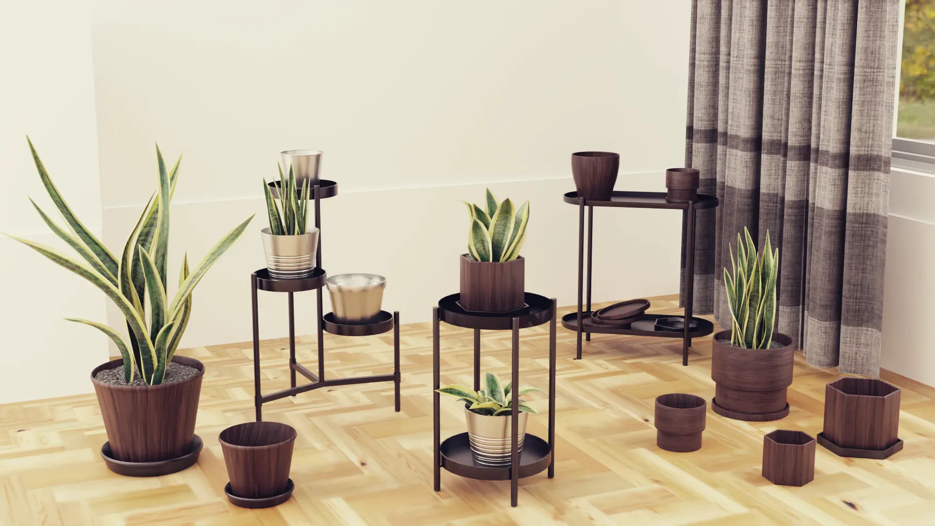 Plants pots collection vol 01