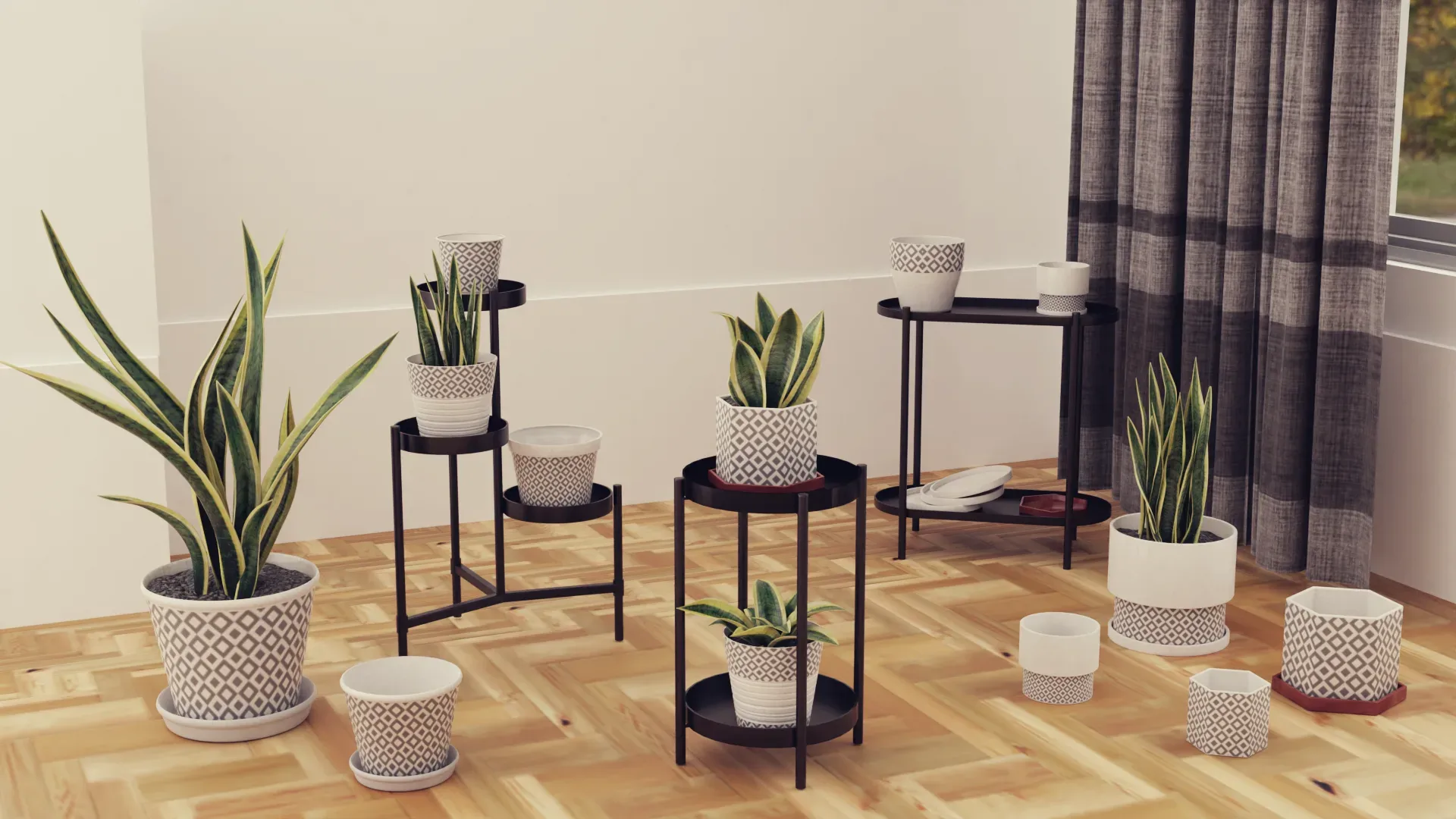 Plants pots collection vol 01