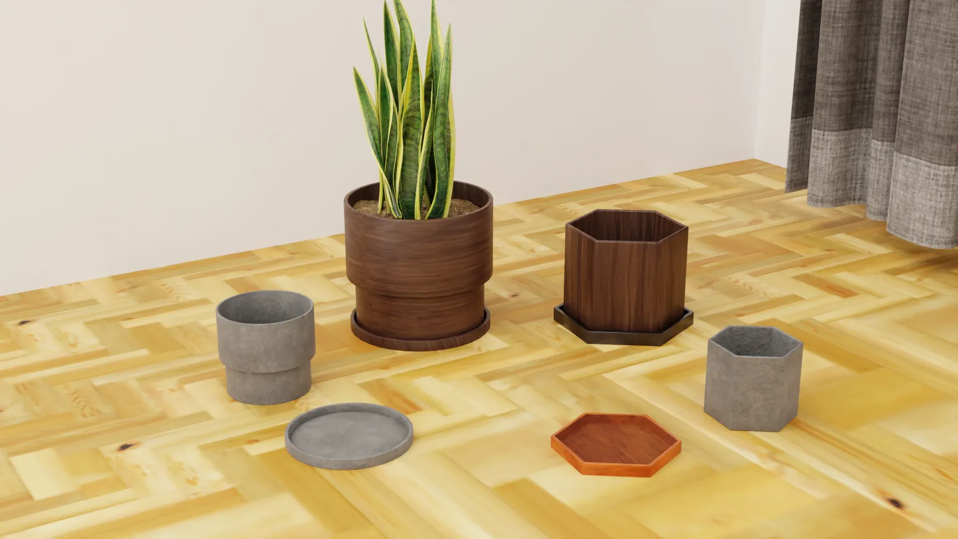 Plants pots collection vol 01