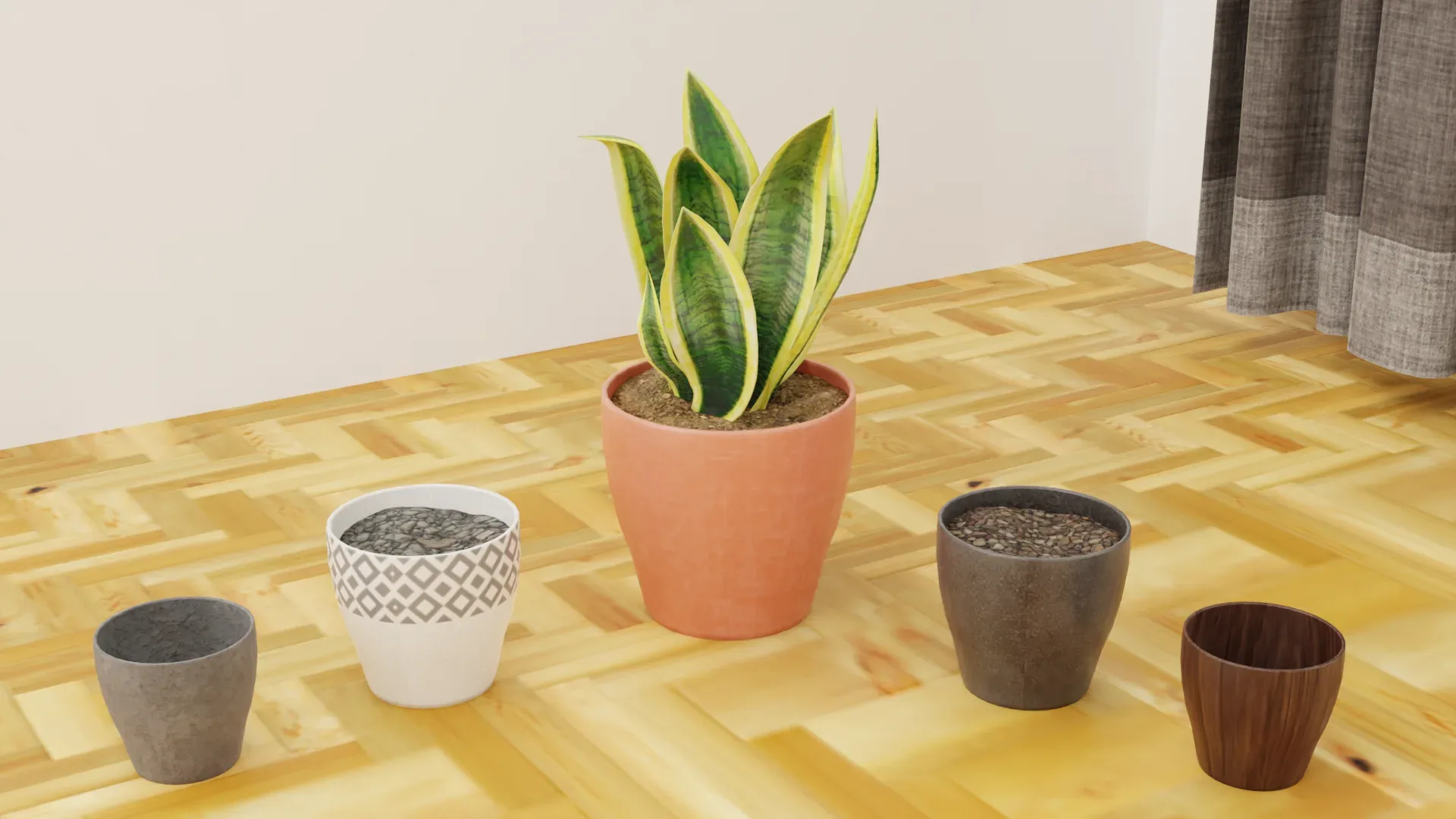 Plants pots collection vol 01