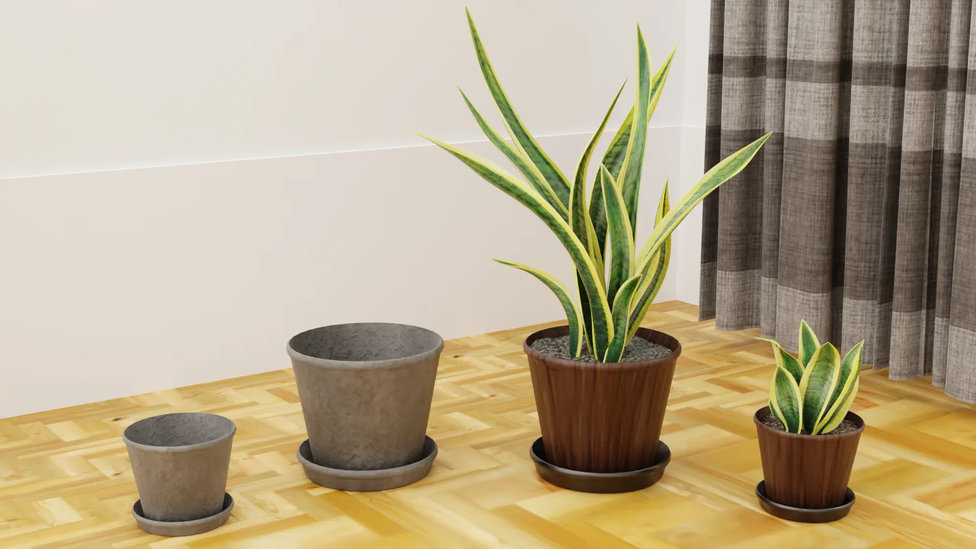 Plants pots collection vol 01