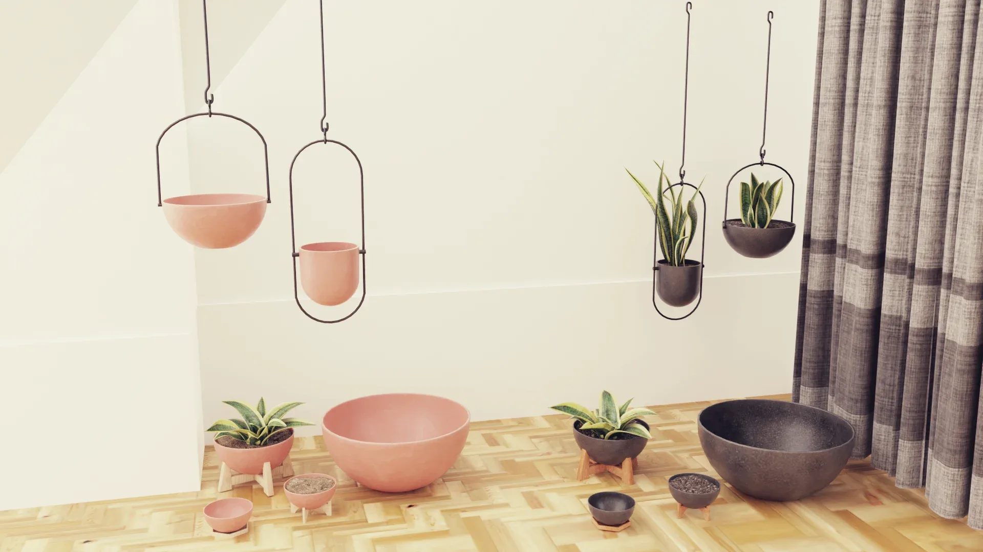 Plants pots collection vol 02