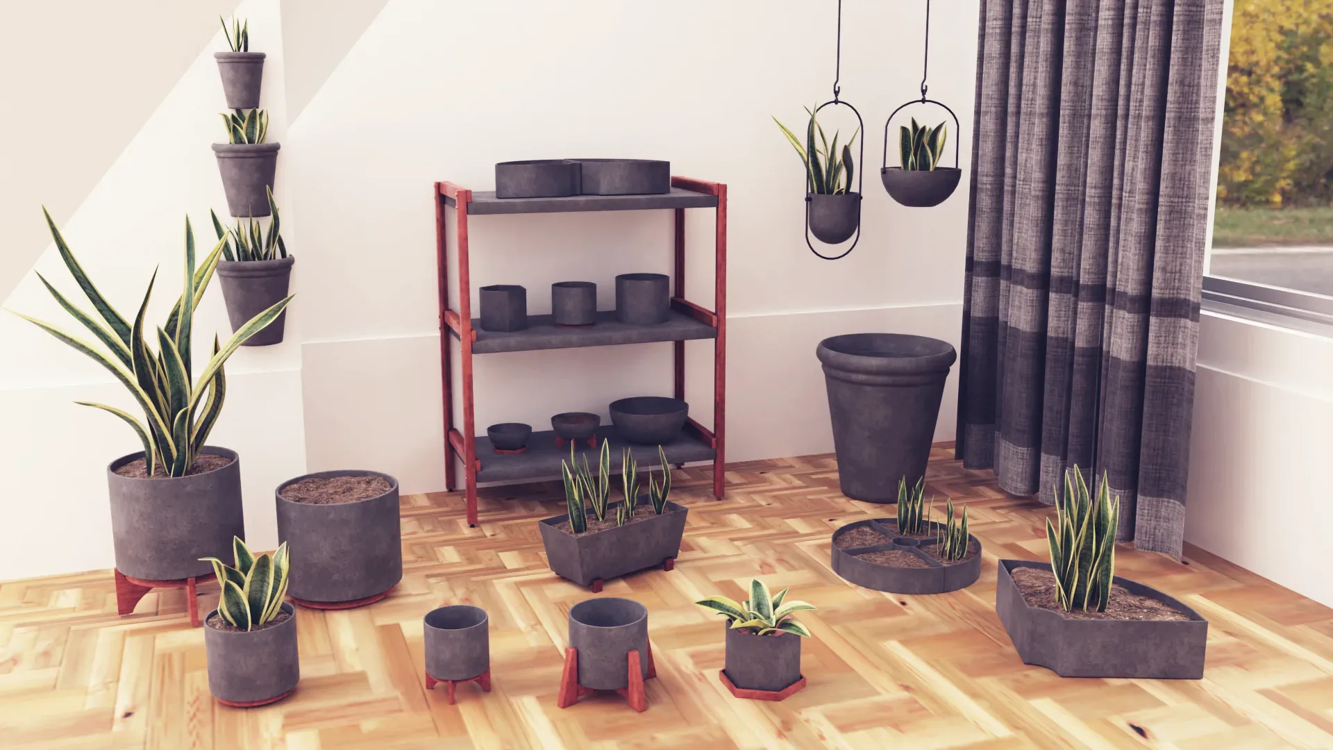 Plants pots collection vol 02