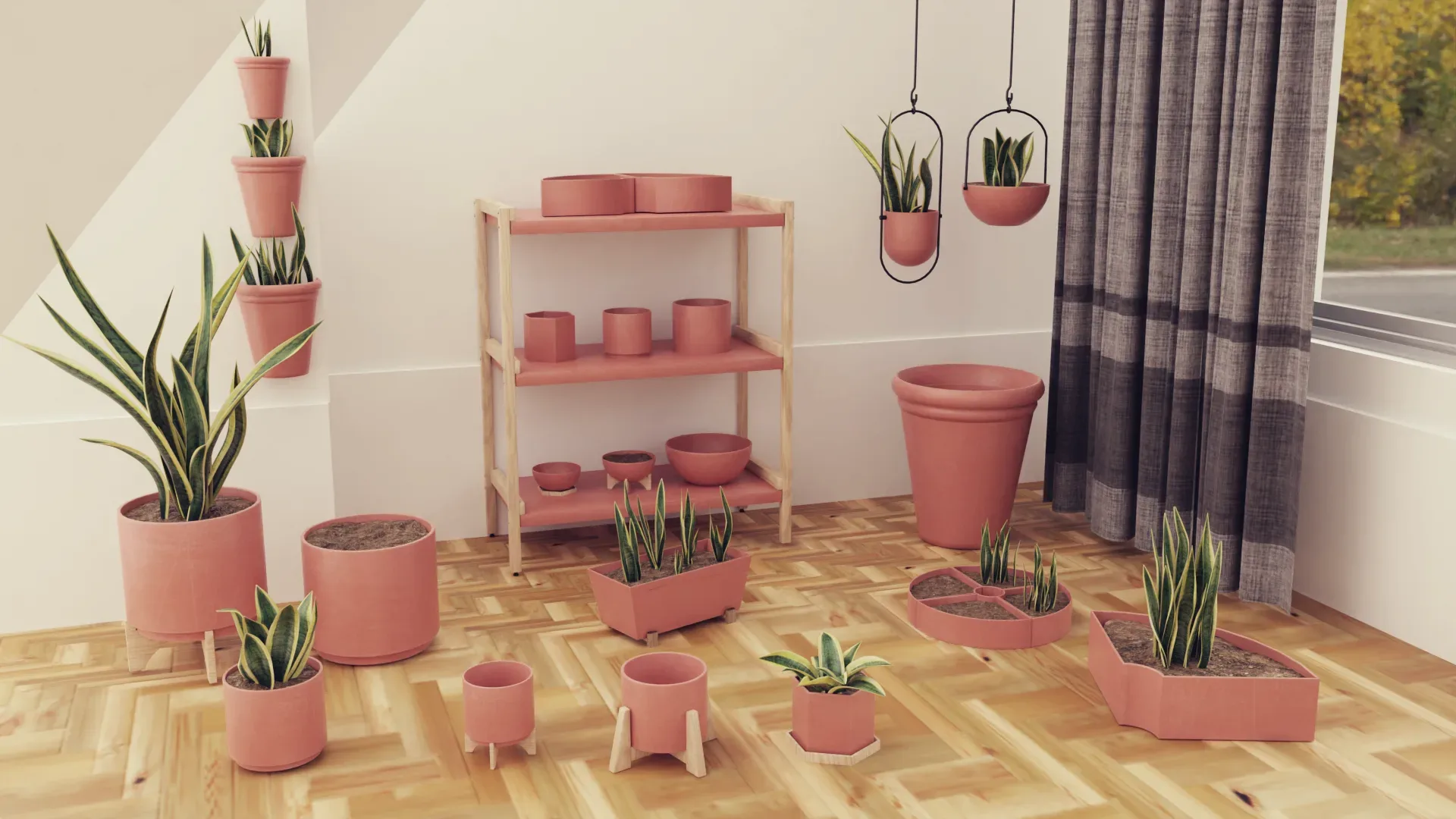 Plants pots collection vol 02