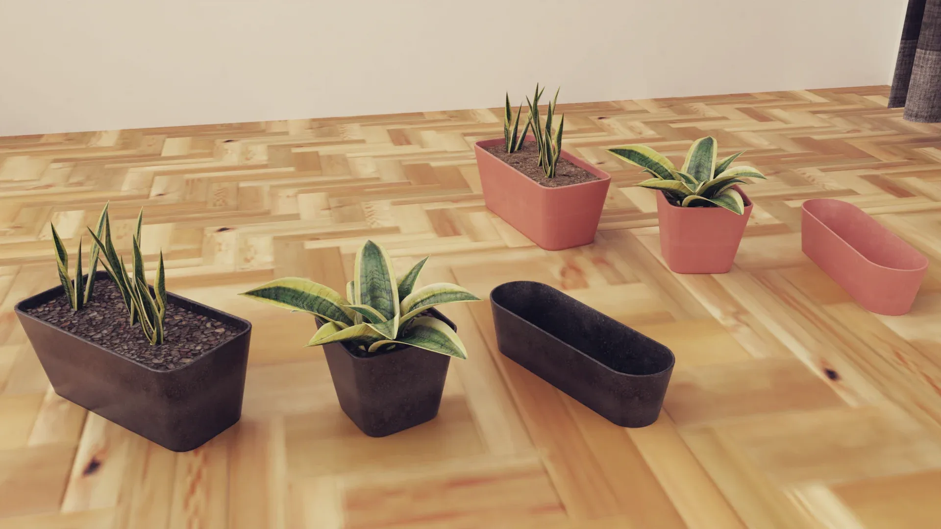 Plants pots collection vol 03