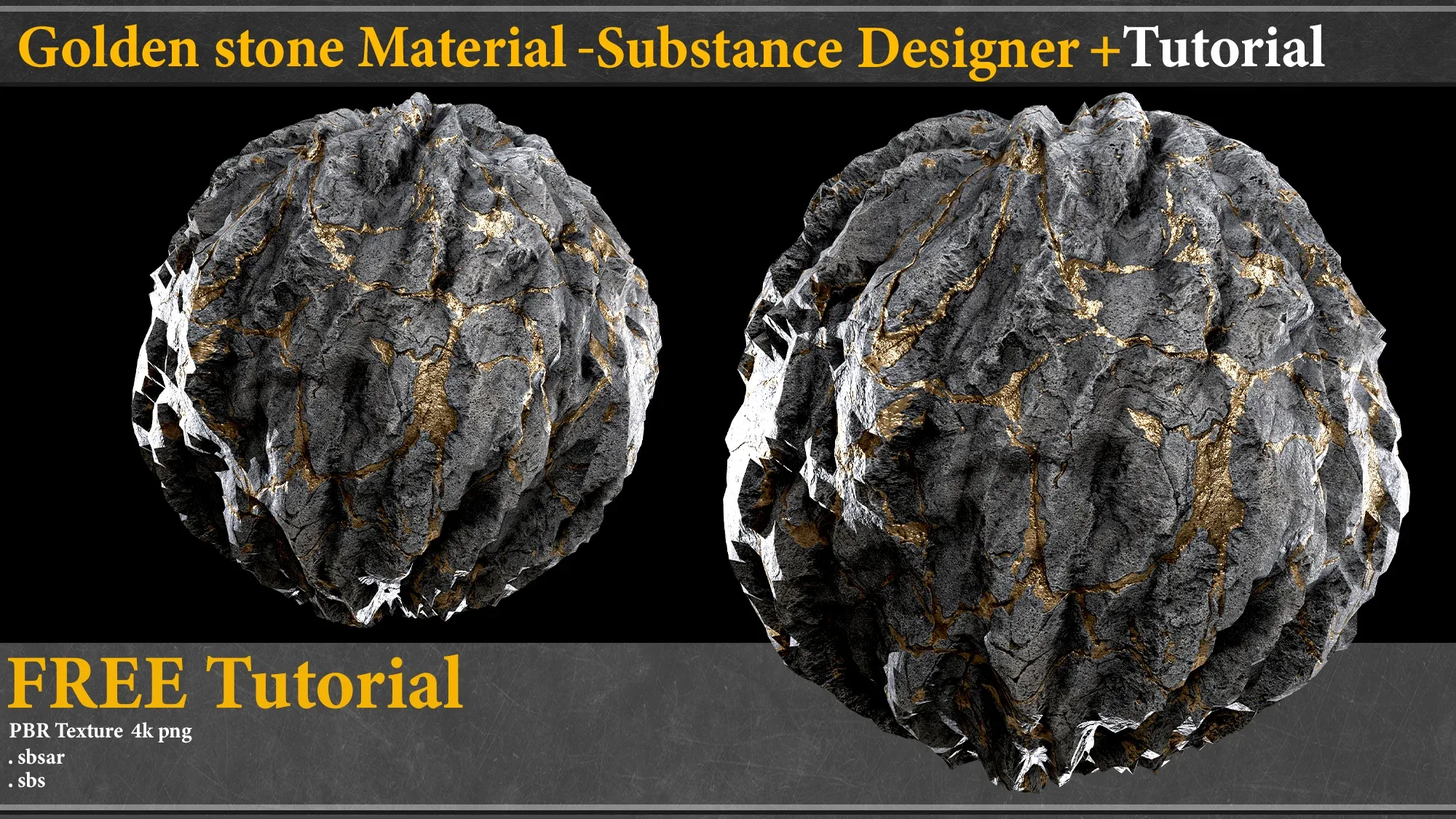 golden stone_susbtance designer+ TUTORIAL