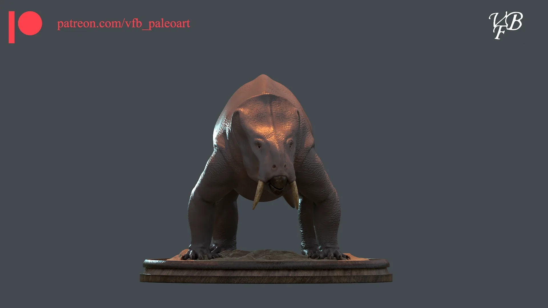 Placerias hesternus - Statue for 3D printing