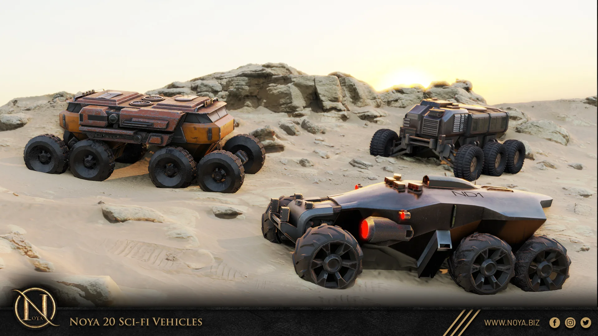 Noya 20 SCI FI Vehicles