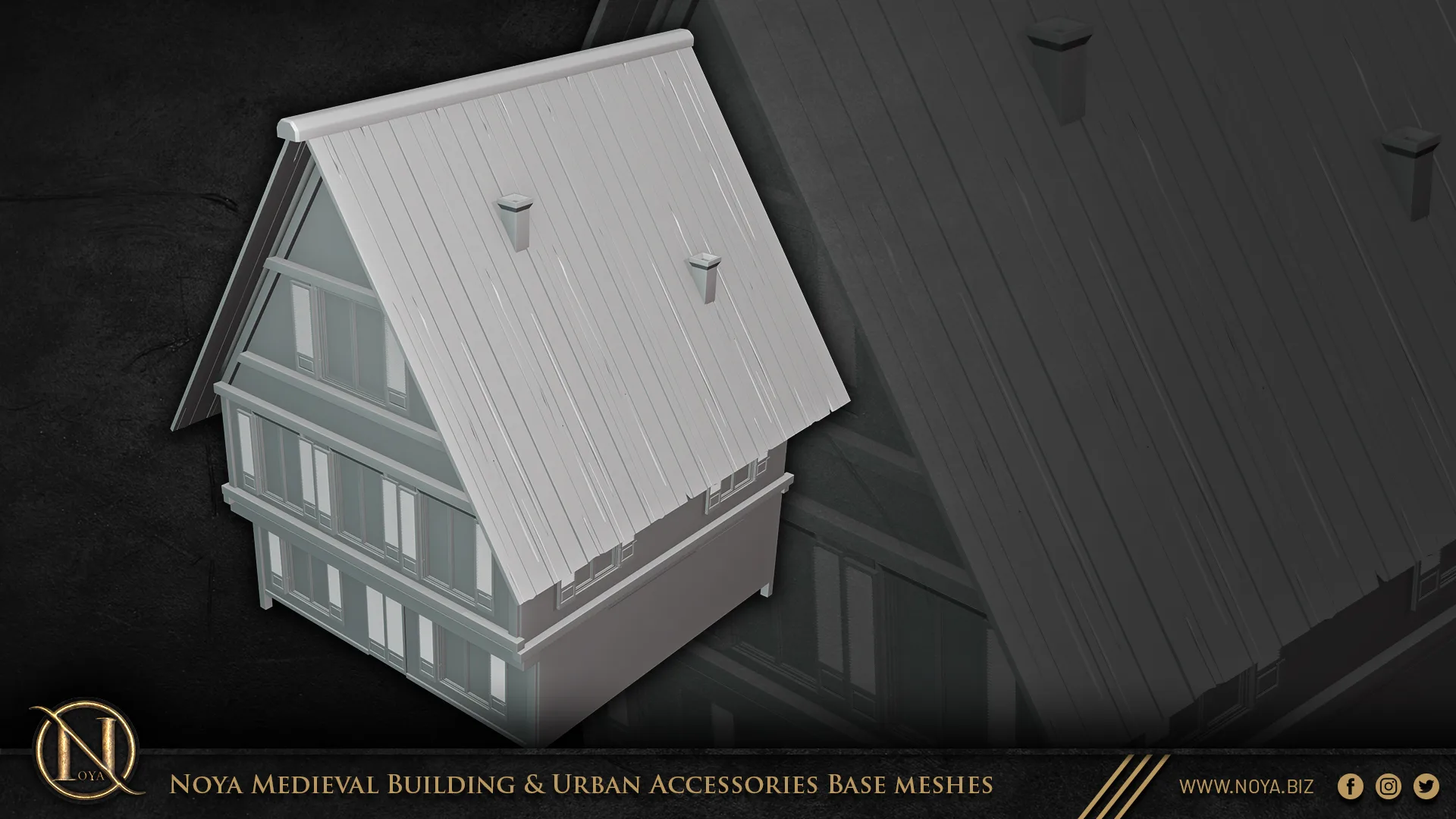 Noya Medieval Building & Urban Accessories Base meshes