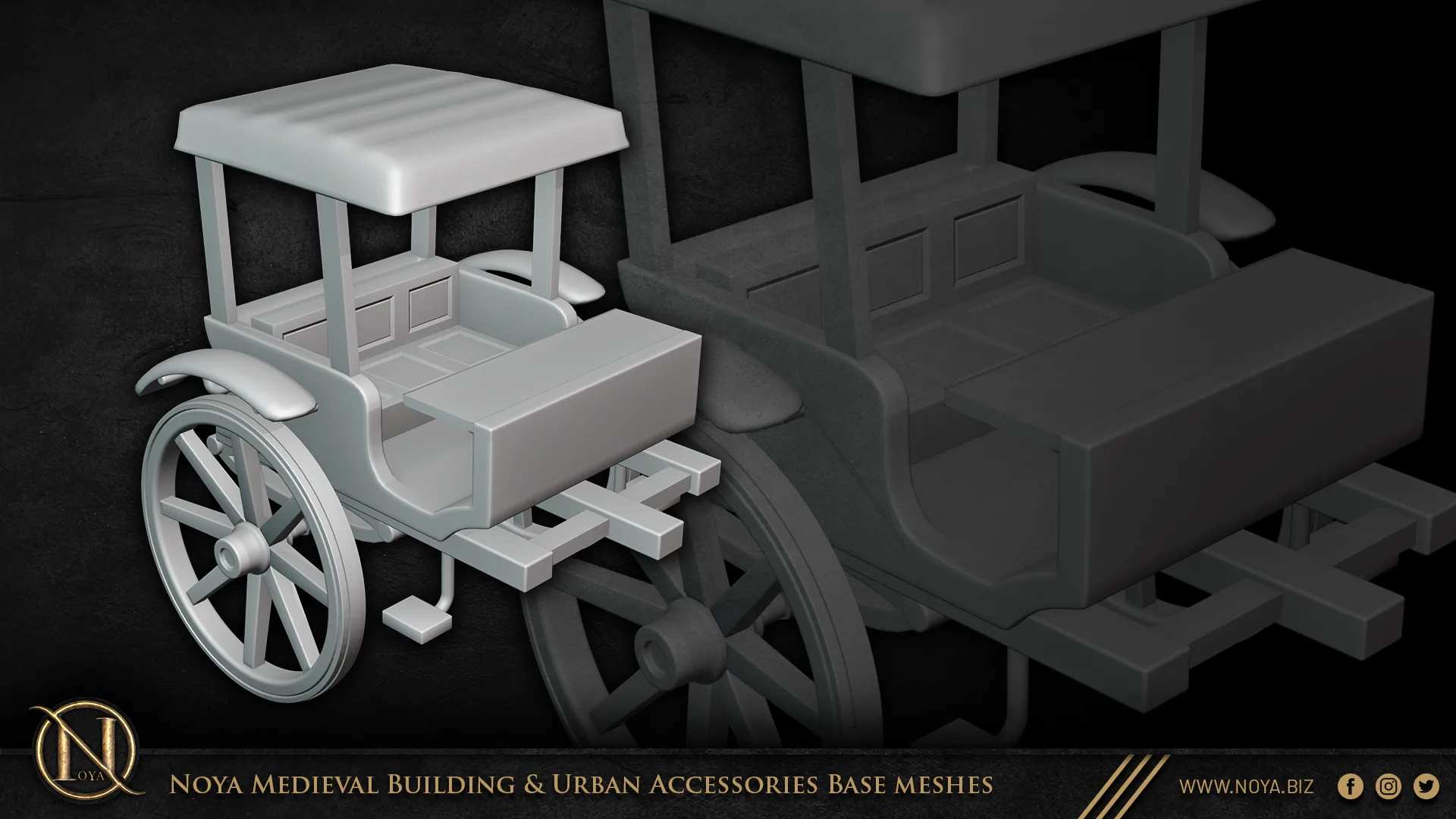 Noya Medieval Building & Urban Accessories Base meshes